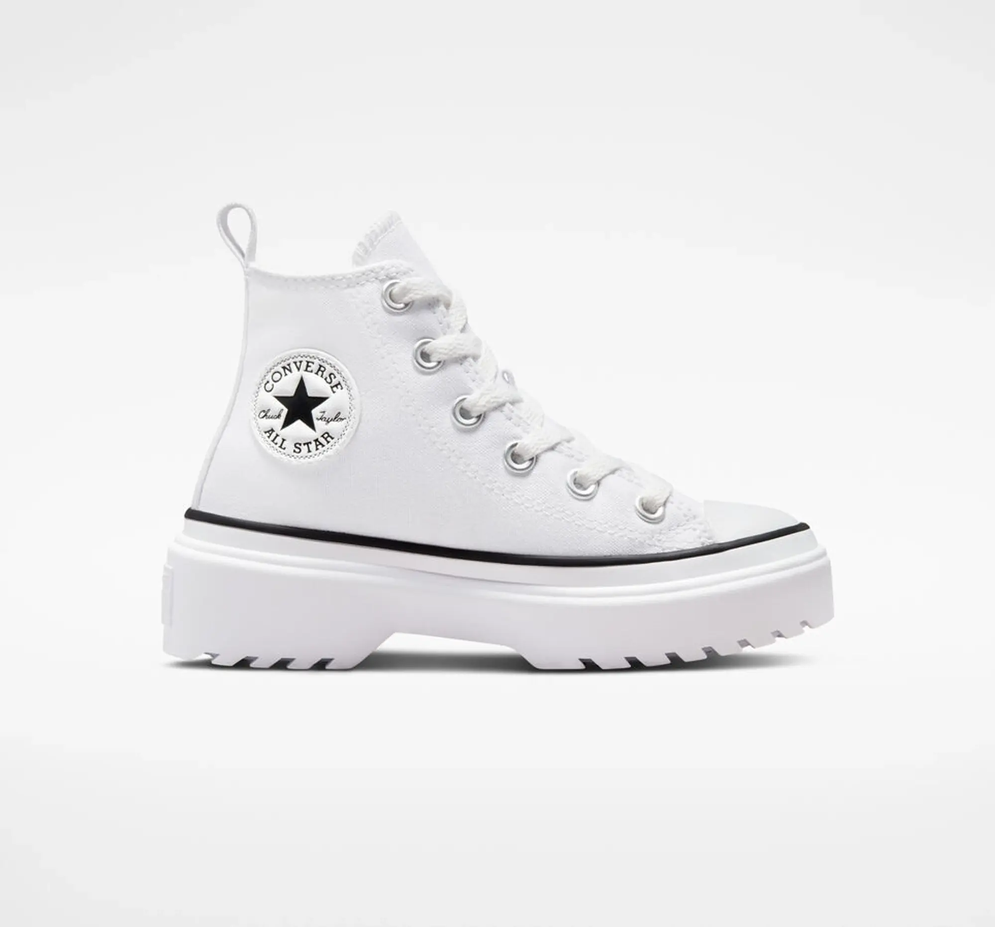 Converse Chuck Taylor All Star Lugged Lift Platform Canvas - White, Black