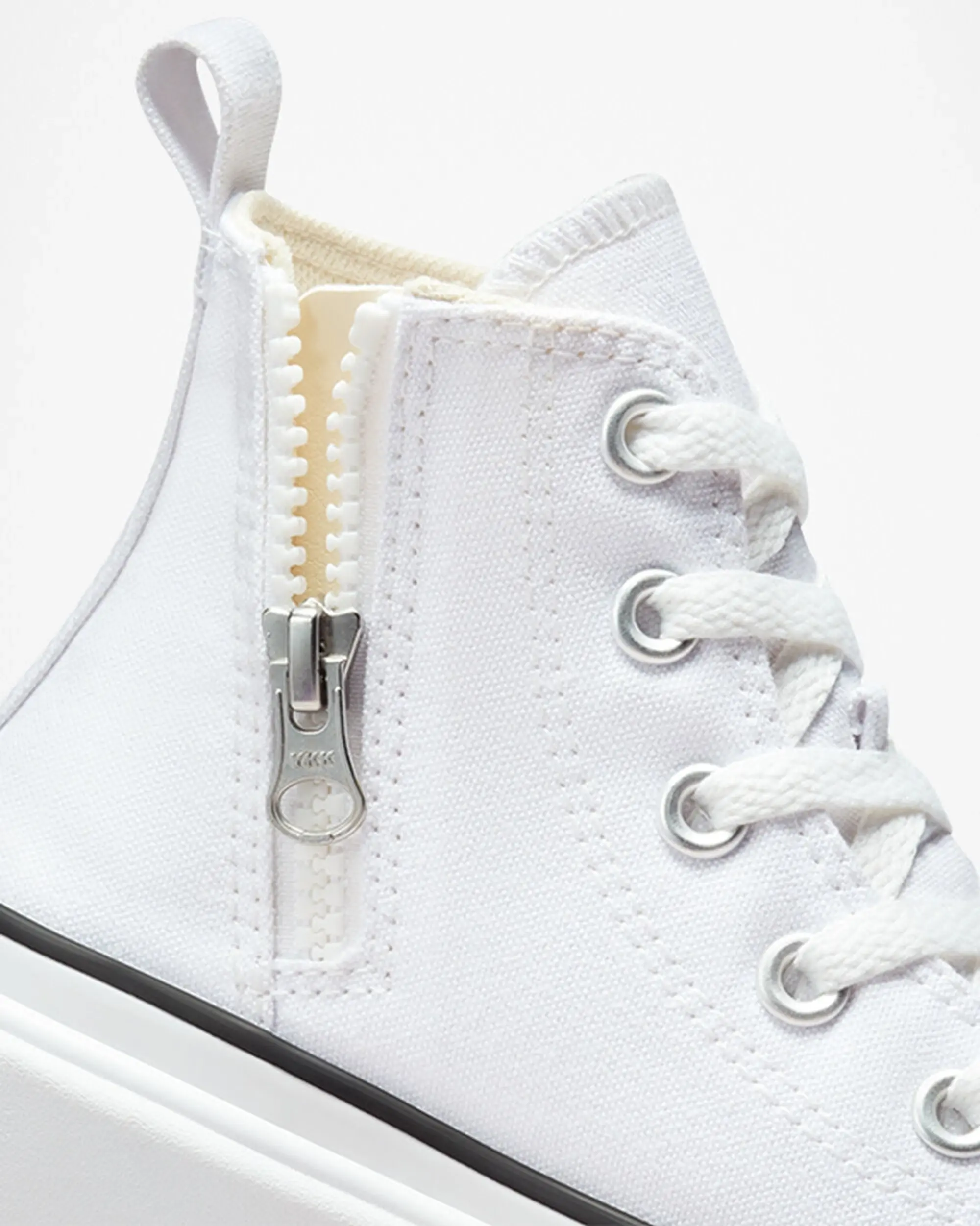 Converse Chuck Taylor All Star Lugged Lift Platform Canvas - White, Black