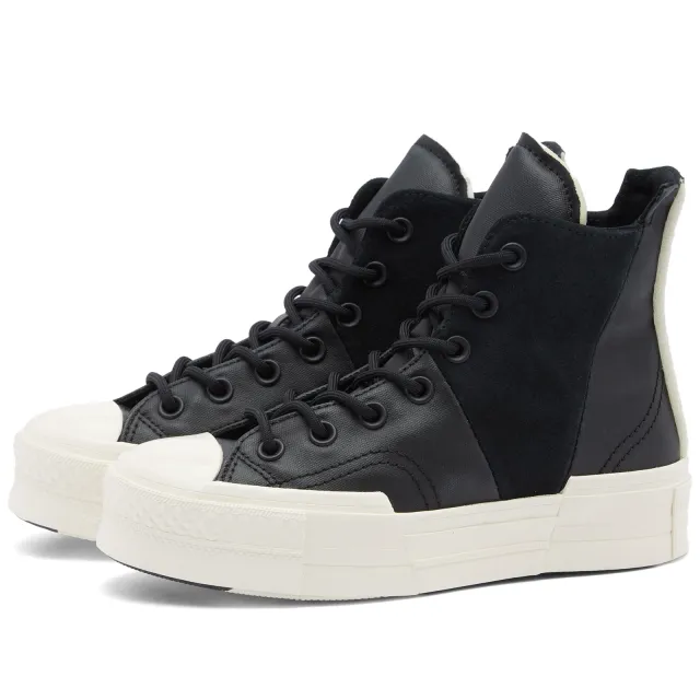 Converse Men's Chuck 70 Plus Mixed Material Black/Egret | A05260C ...