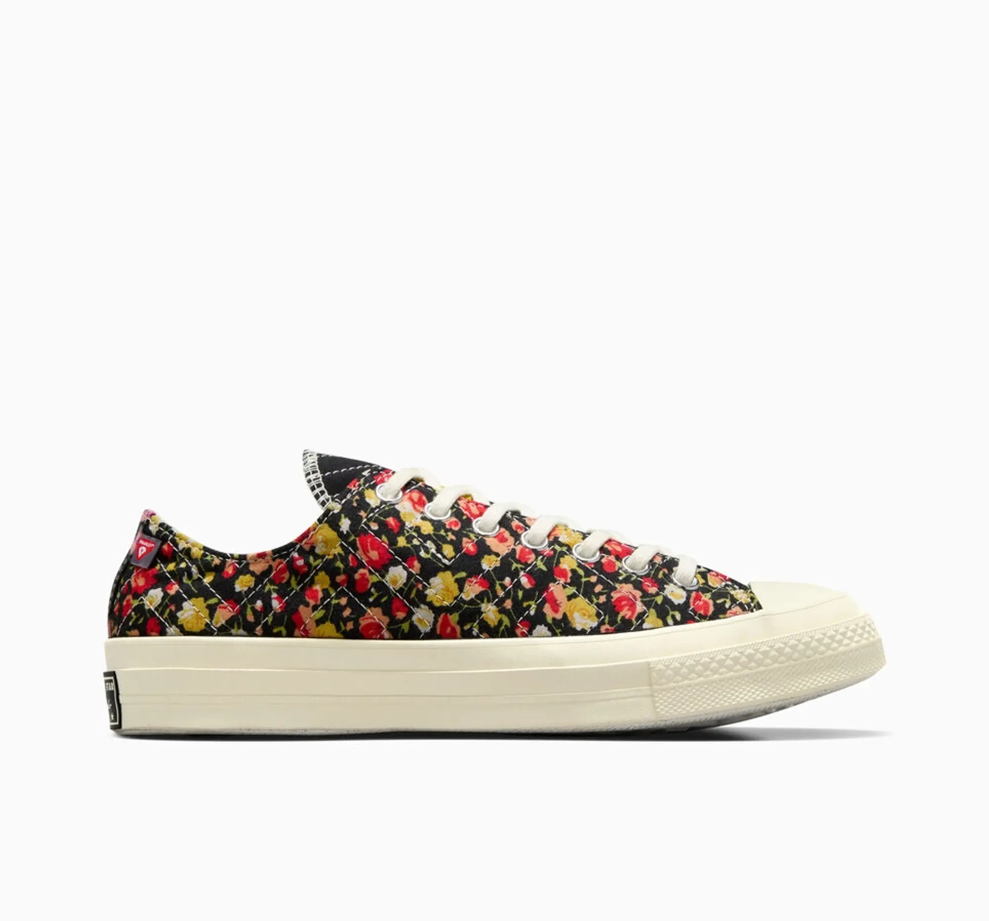 Converse Upcycled Floral Chuck 70 Ox Low, Black