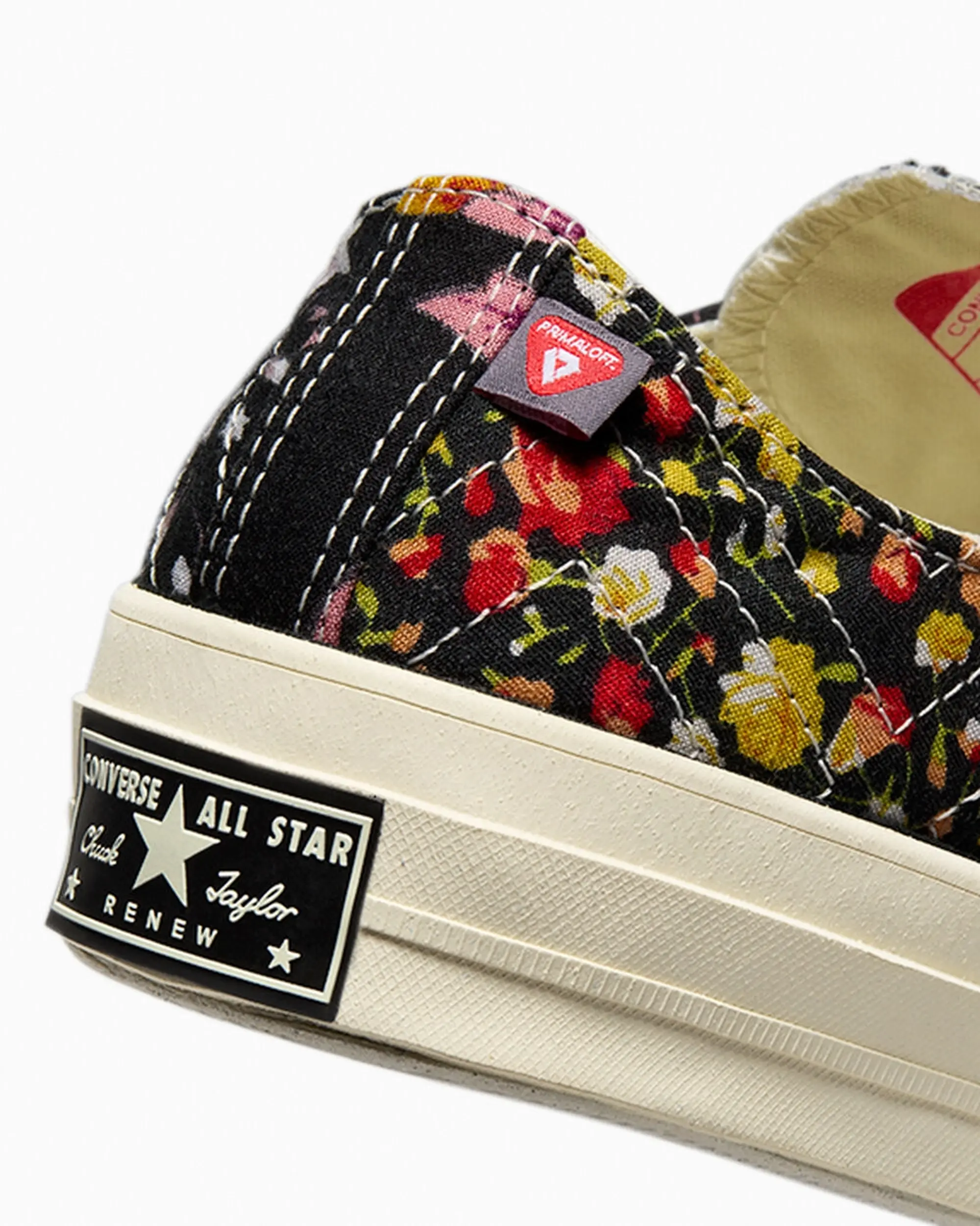 Converse Upcycled Floral Chuck 70 Ox Low, Black