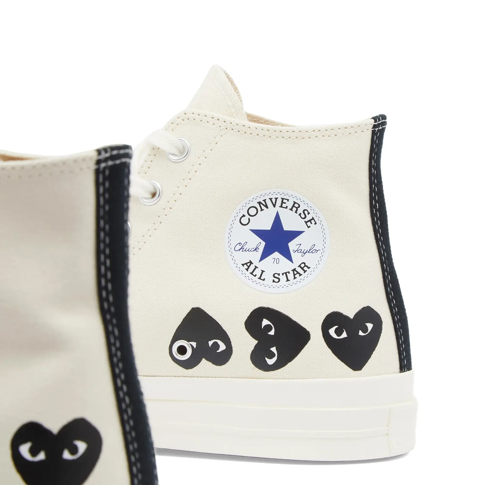 Converse Converse x Comme des Garçons PLAY Chuck 70 Multi Heart - Black