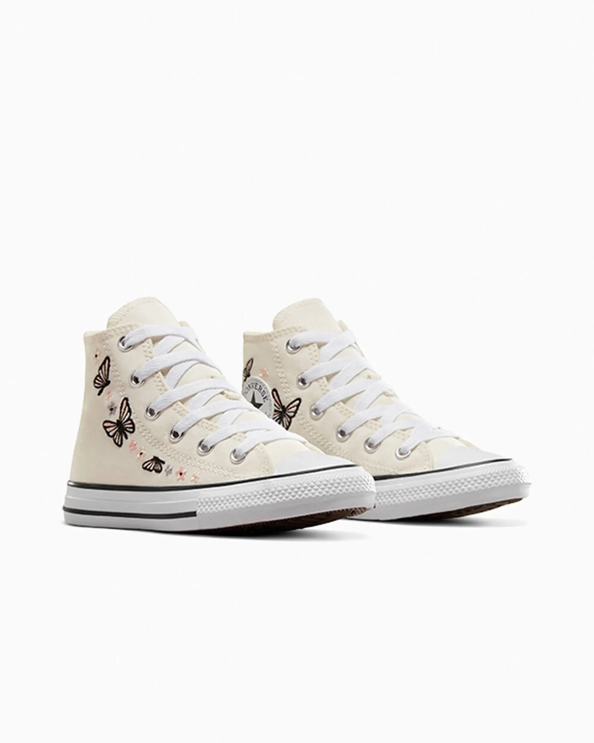 Converse Kids Girls Festival High Tops Trainers - Off White, Off White