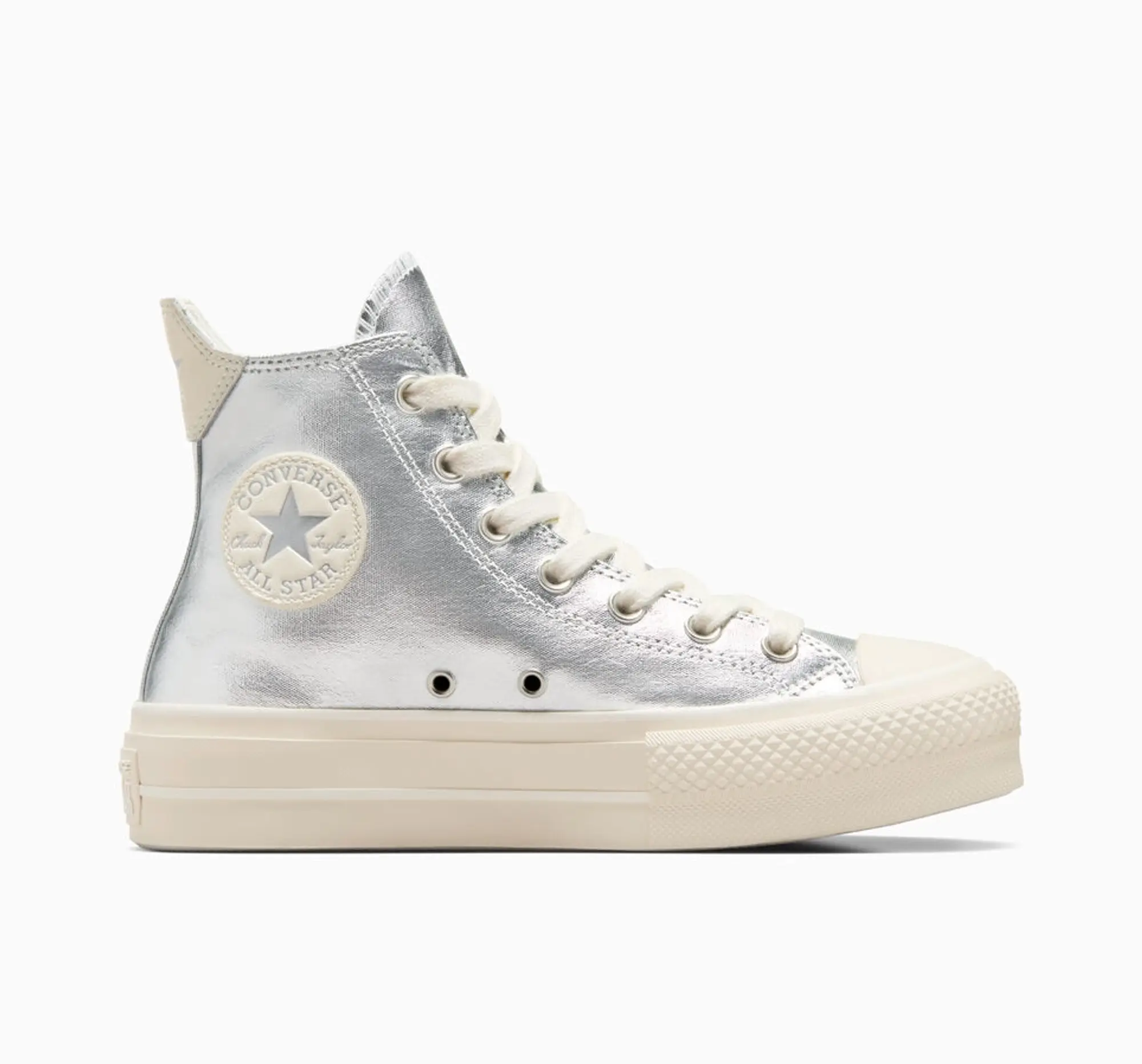 Shiny silver converse online