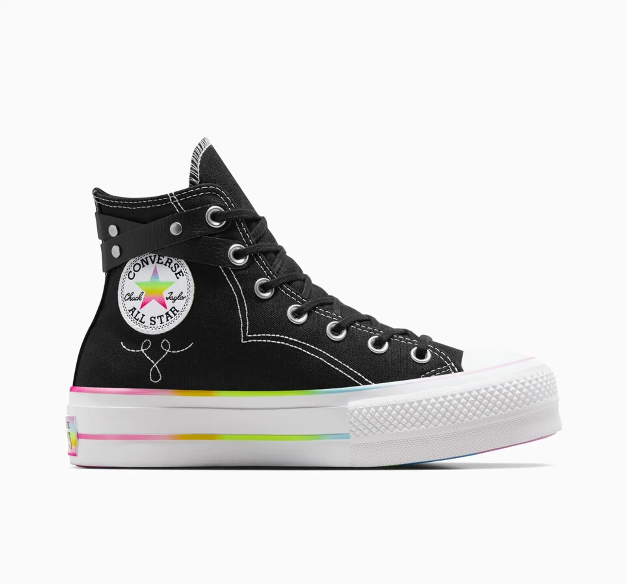 Converse Chuck Taylor All Star Lift Platform Pride - Black