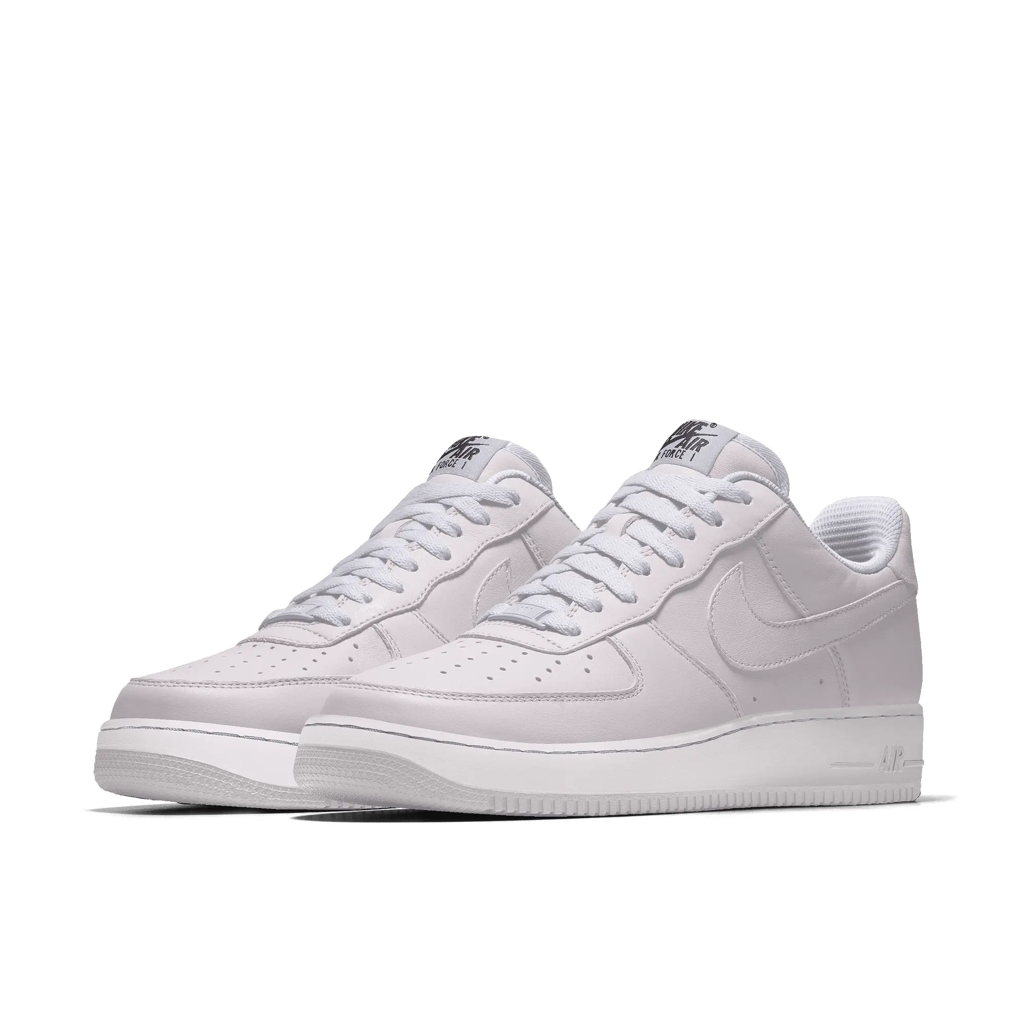 Nike Air Force 1 Low By You Custom Women's Shoes - White - Leather