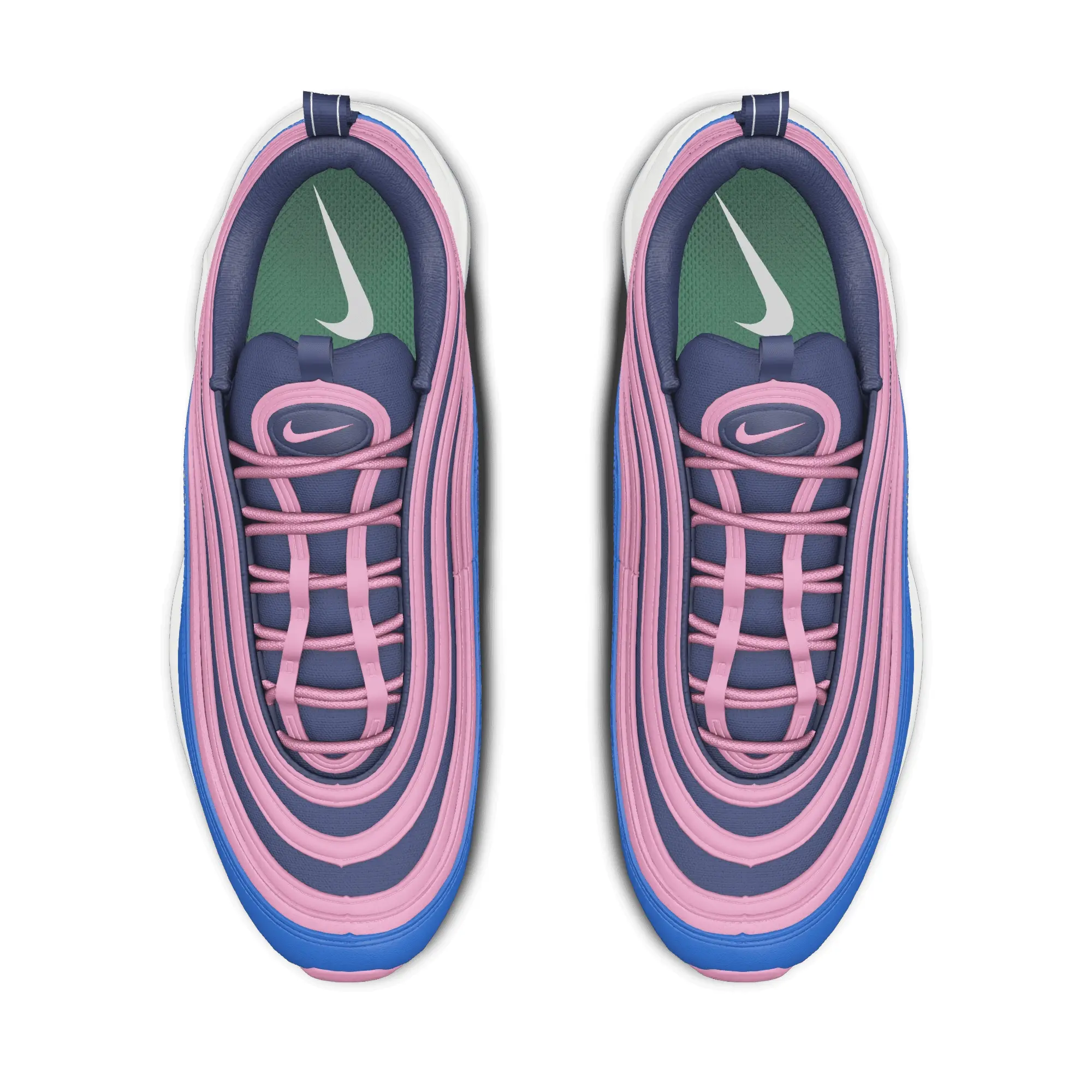 Nike Air Max 97 By You Custom Women's Shoes - Pink - Leather