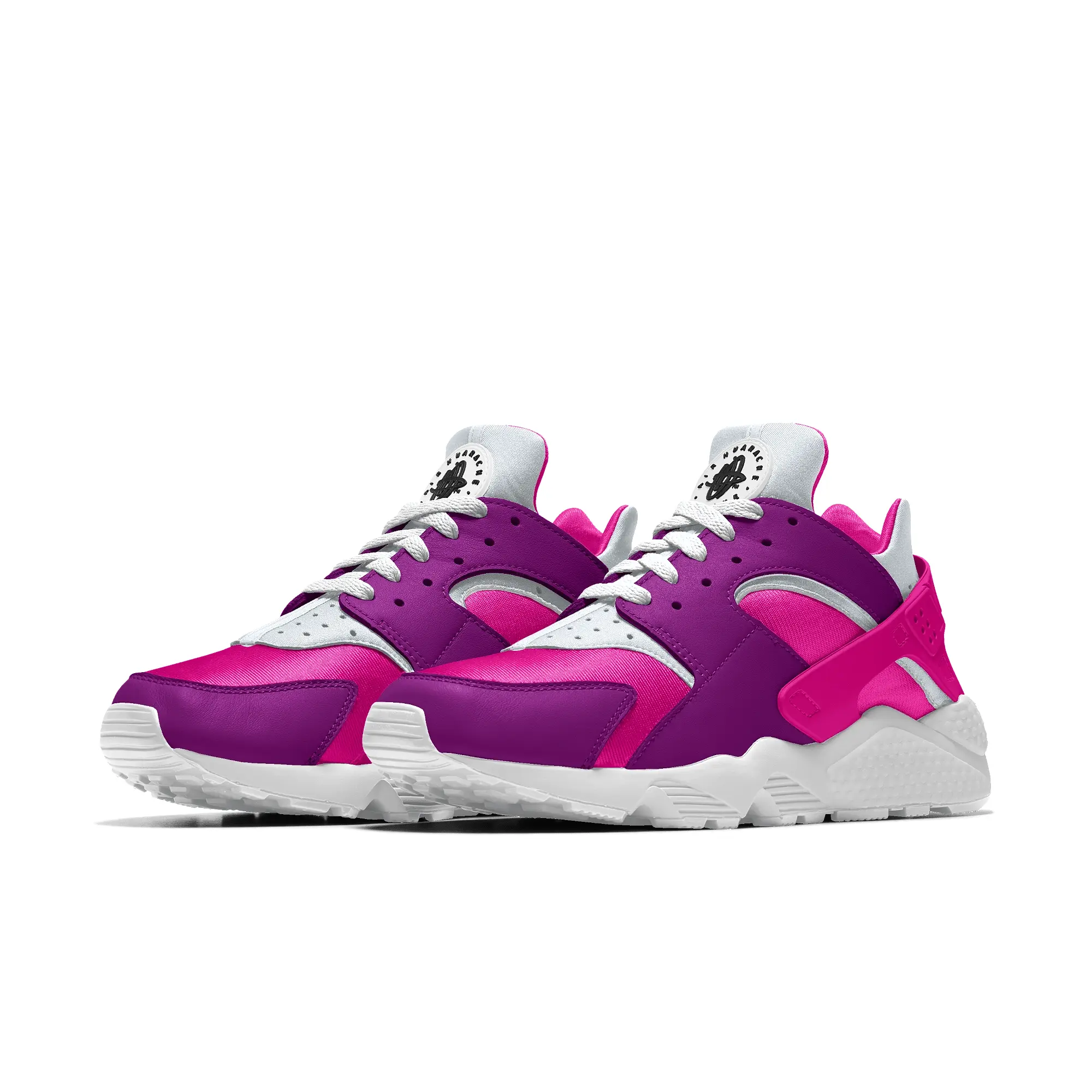 Nike Air Huarache By You Custom Women's Shoes - Pink - Leather