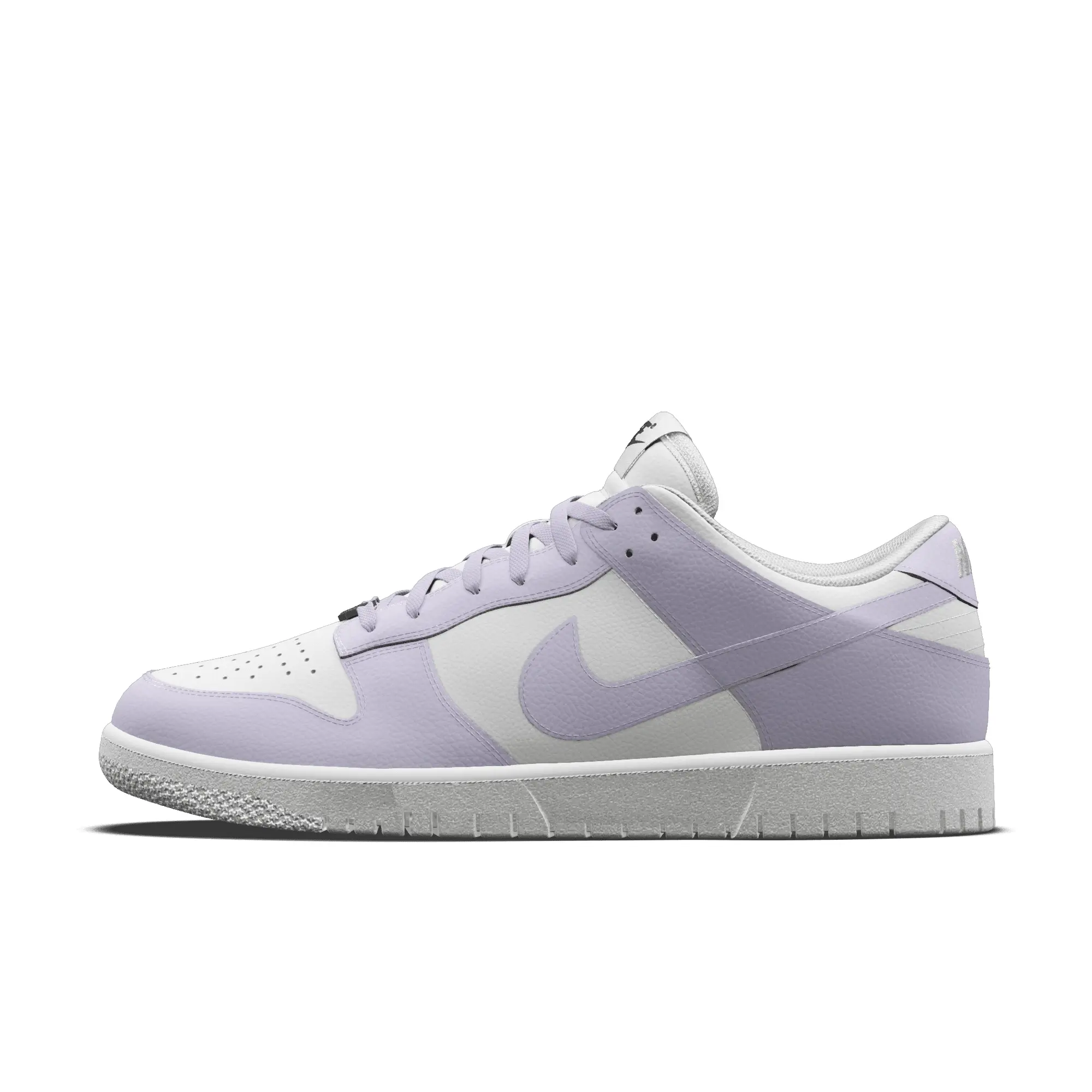 Nike Dunk Low Unlocked By You Custom Women's Shoes - Purple - Suede
