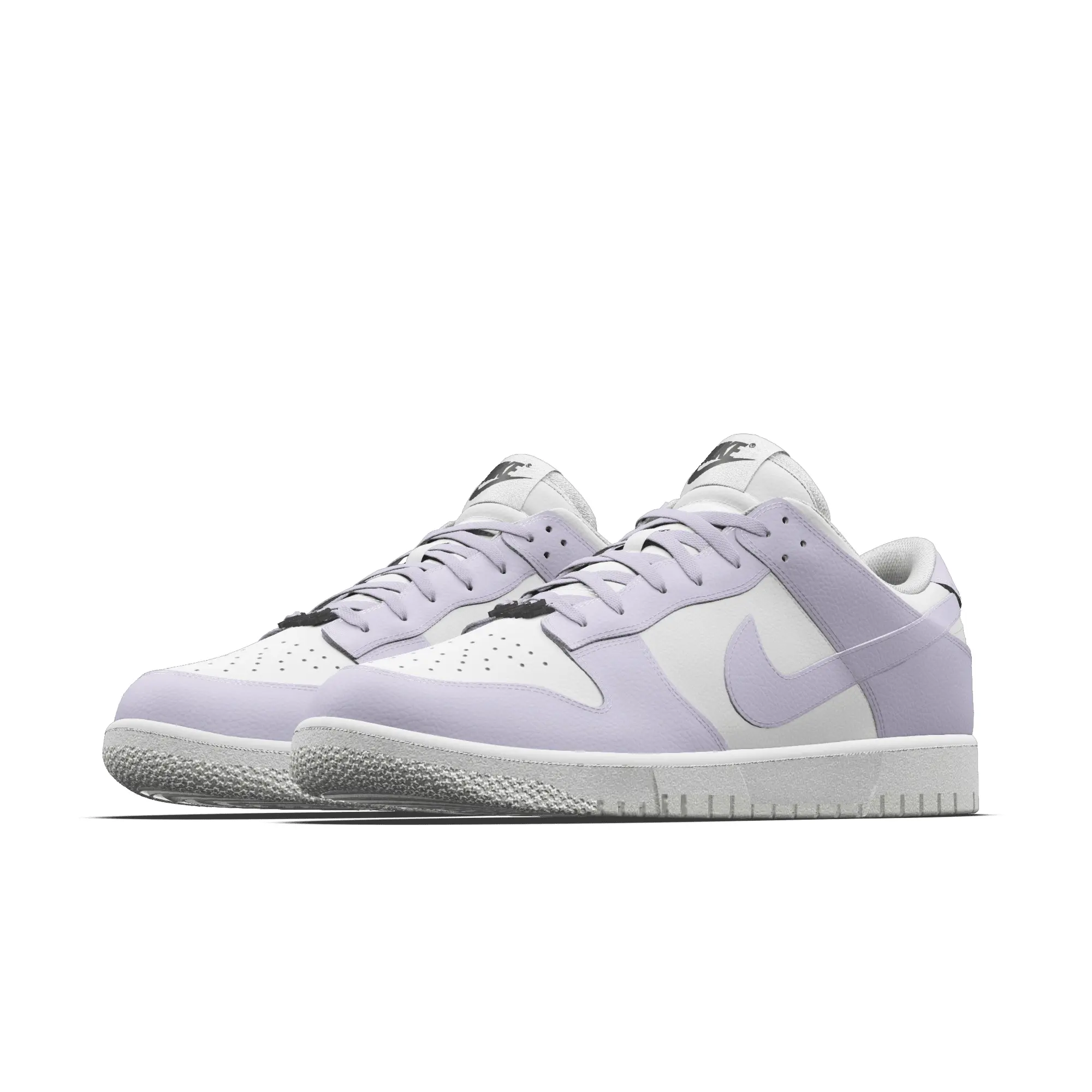 Nike Dunk Low Unlocked By You Custom Women's Shoes - Purple - Suede