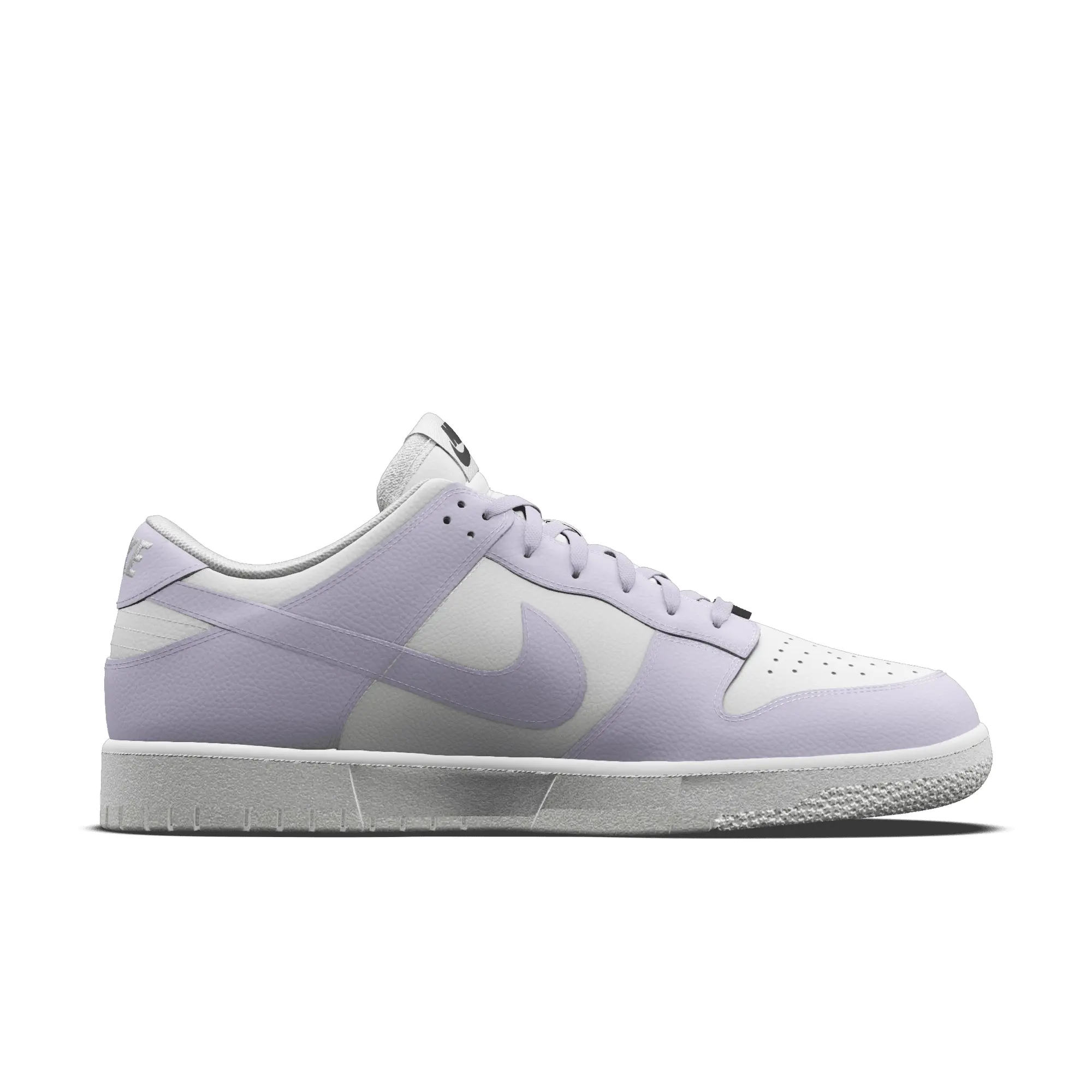 Nike Dunk Low Unlocked By You Custom Women's Shoes - Purple - Suede