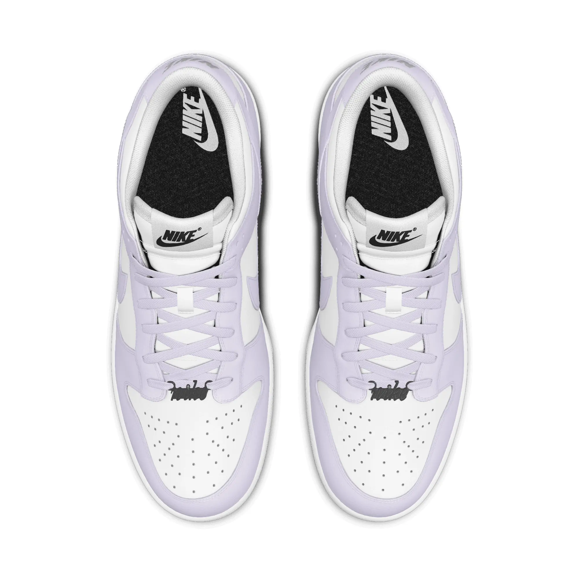 Nike Dunk Low Unlocked By You Custom Women's Shoes - Purple - Suede