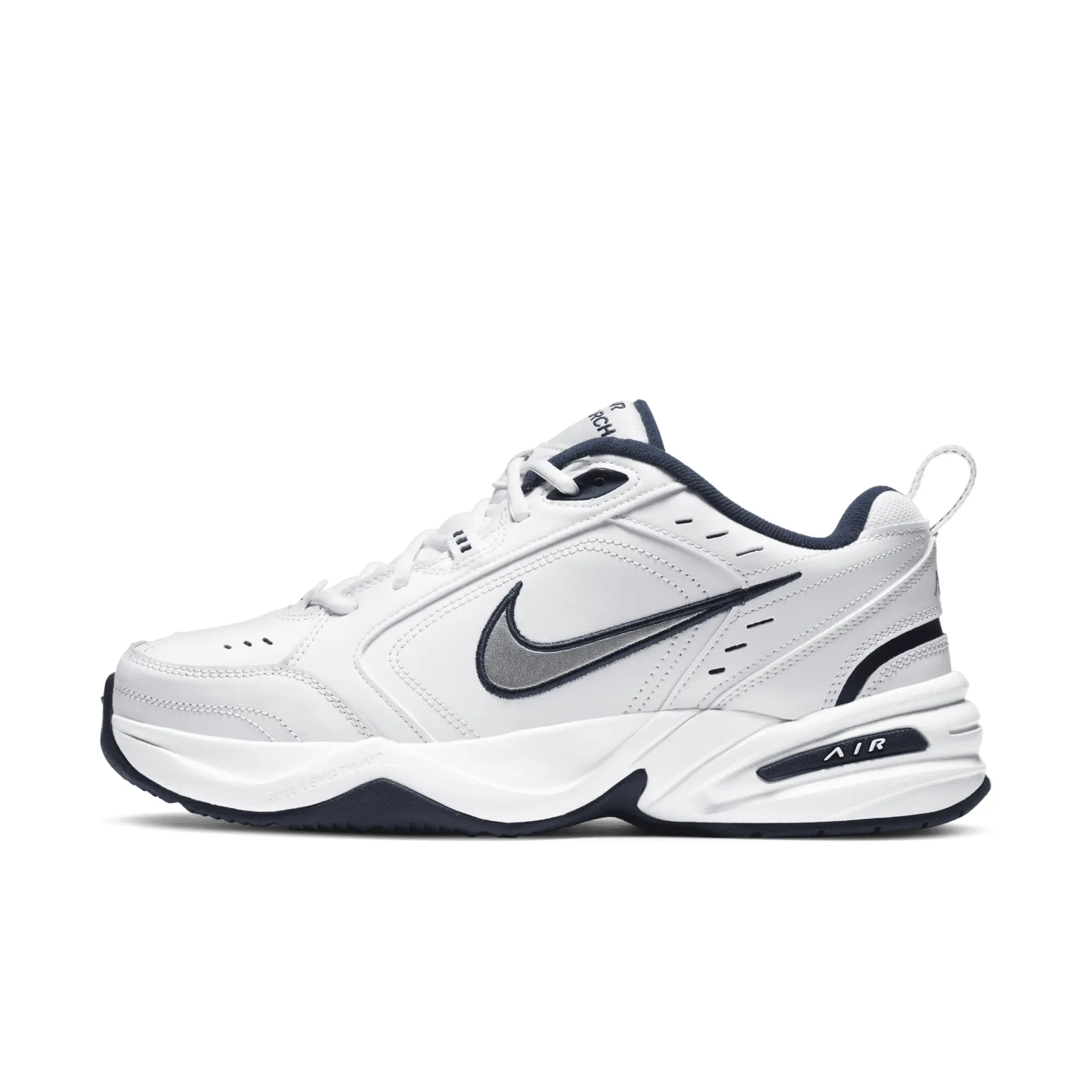 Nike Air Monarch IV Men s Workout Shoes White 415445 102 FOOTY.COM