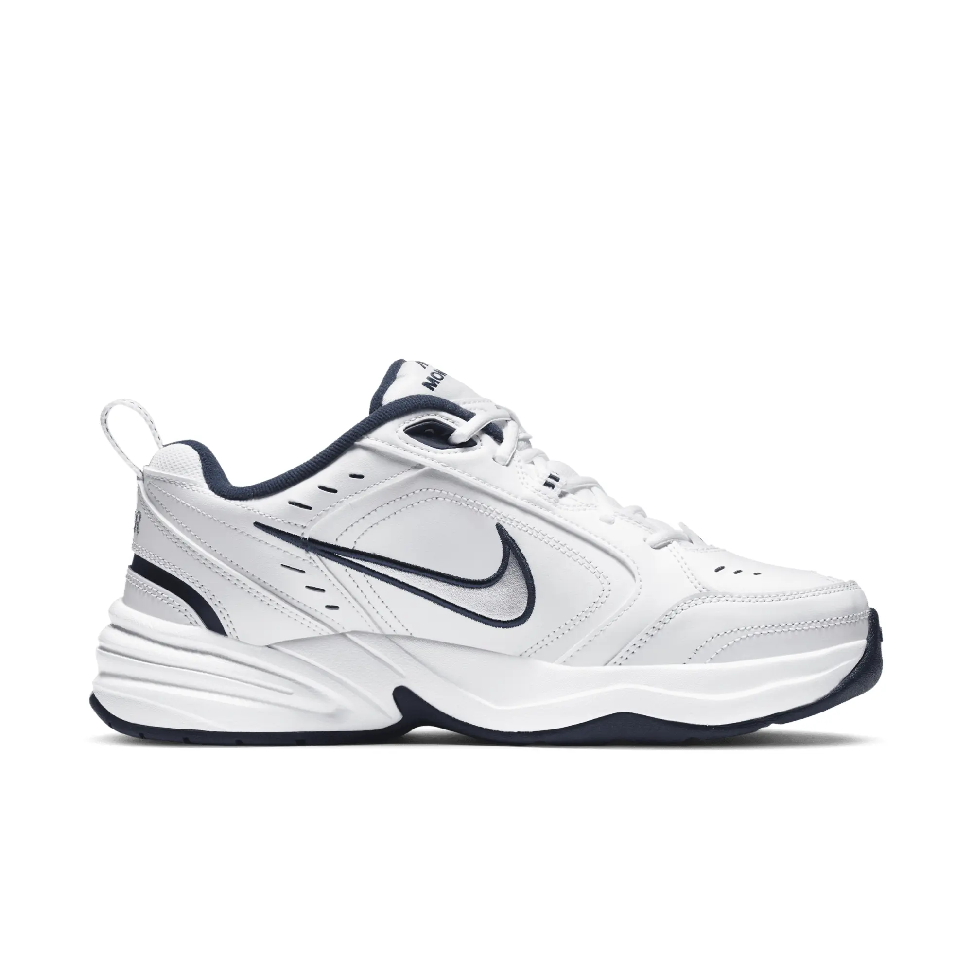 Sneakers Nike Air Monarch Iv White/ Metallic Silver-Midnight Navy Eur 45.5