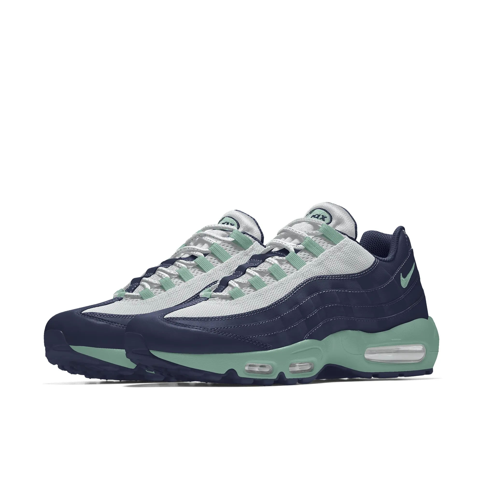 Nike Air Max 95 By You Custom Women's Shoe - White - Leather