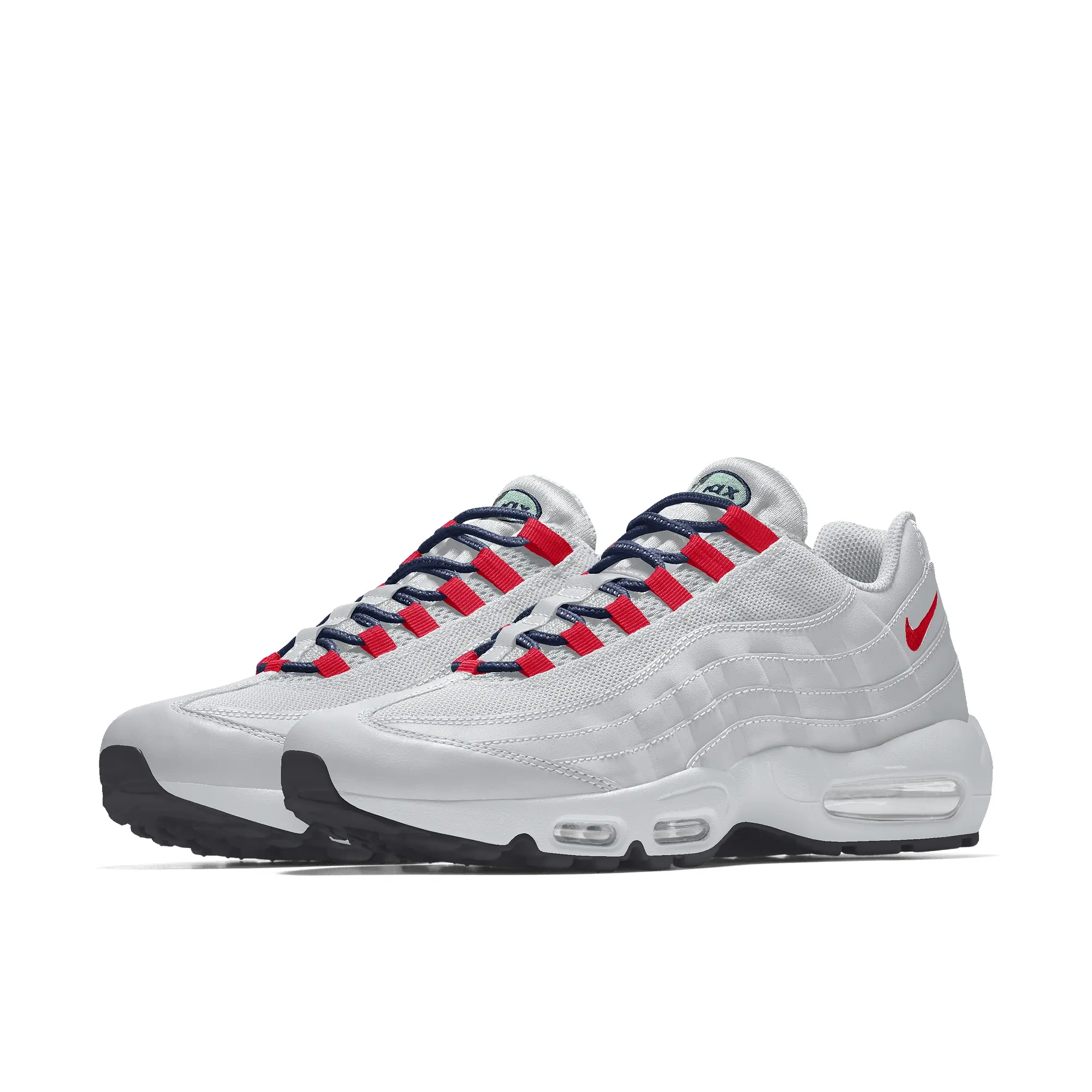 Nike Air Max 95 By You Custom Women's Shoe - White - Leather