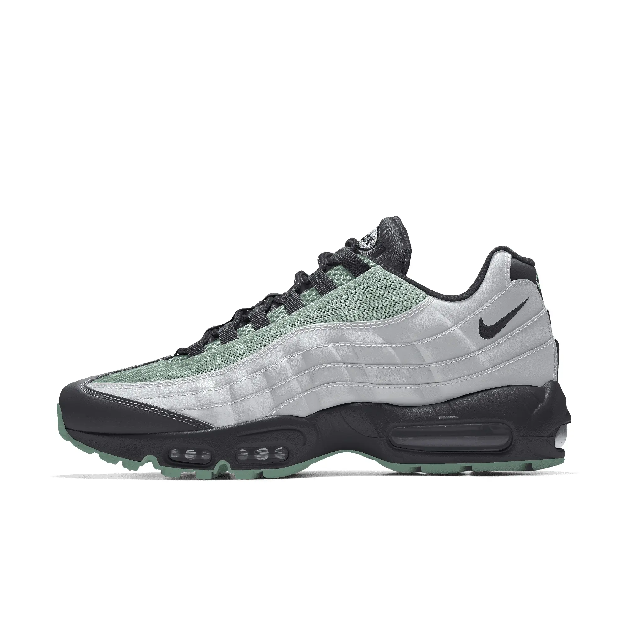 Nike Air Max 95 By You Custom Men's Shoe - White - Leather