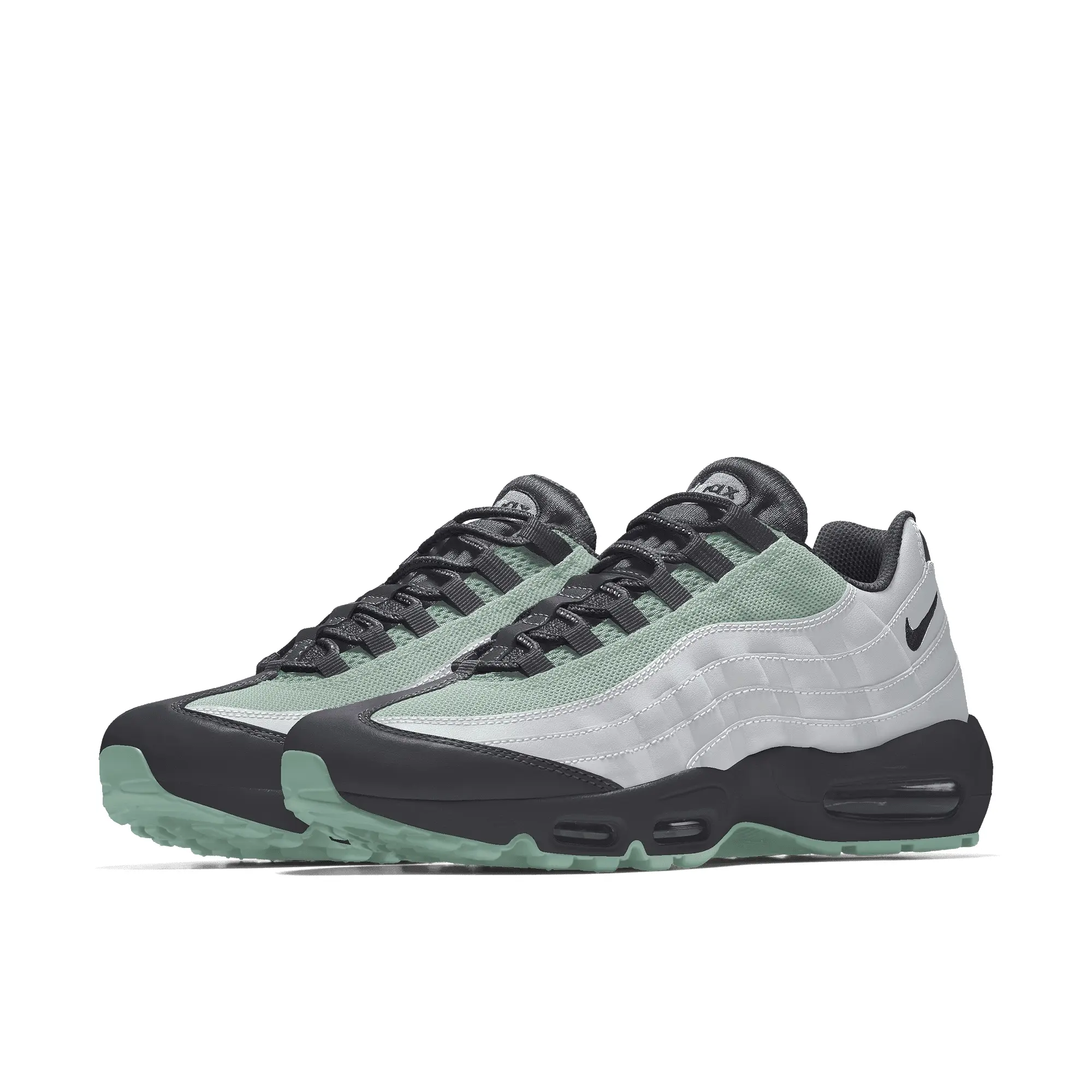 Nike Air Max 95 By You Custom Men's Shoe - White - Leather