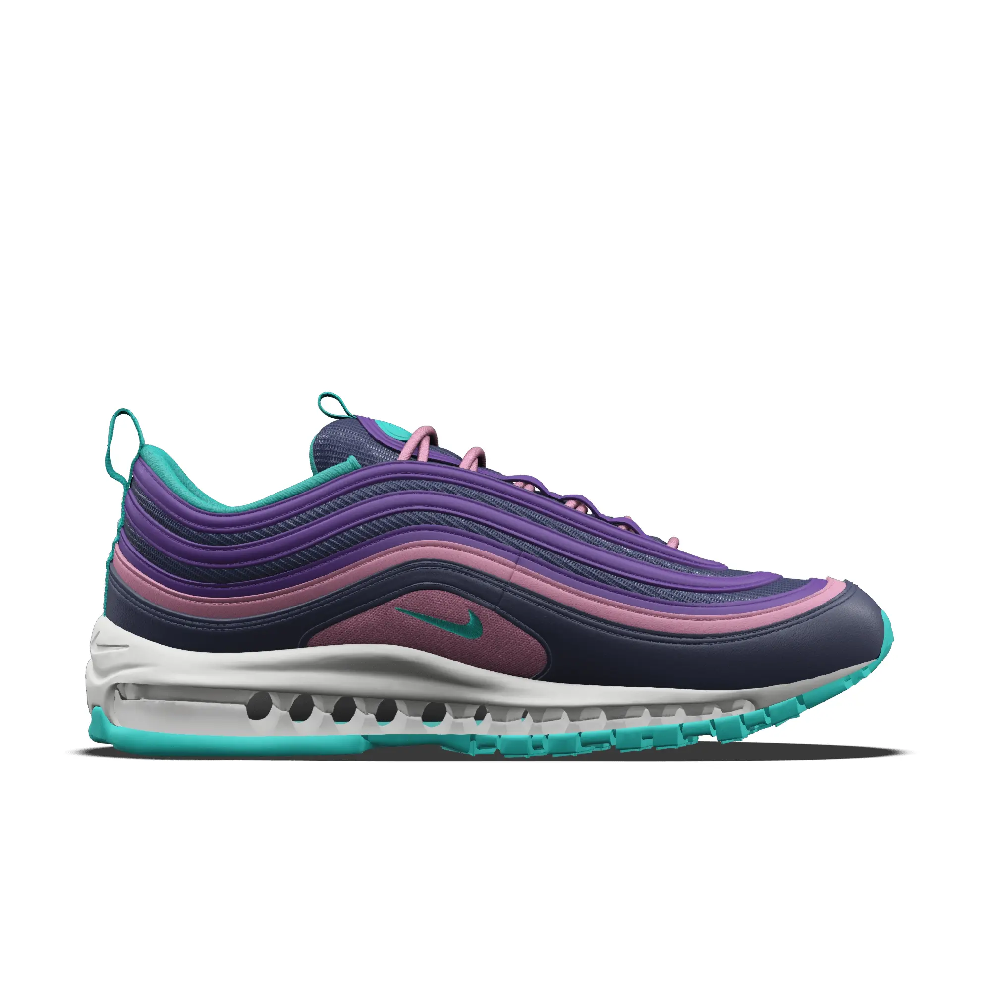 Nike Air Max 97 By You Custom Men's Shoes - Blue - Leather