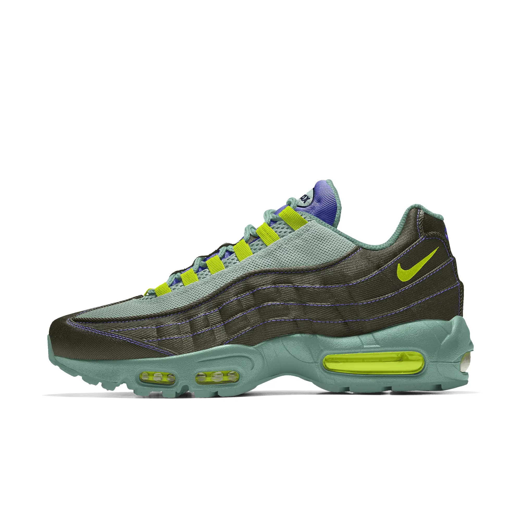Nike Air Max 95 By You Custom Men's Shoe - Green - Leather