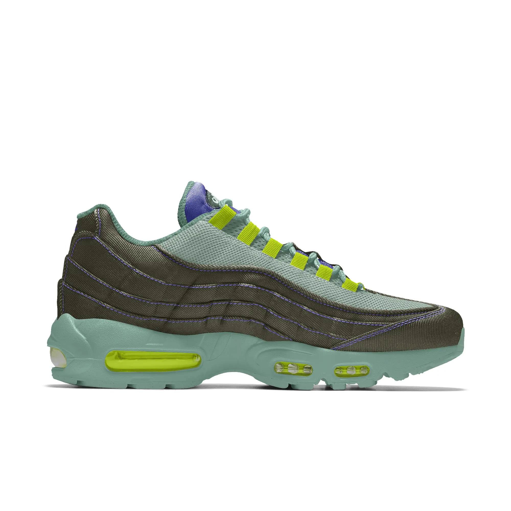 Nike Air Max 95 By You Custom Men's Shoe - Green - Leather