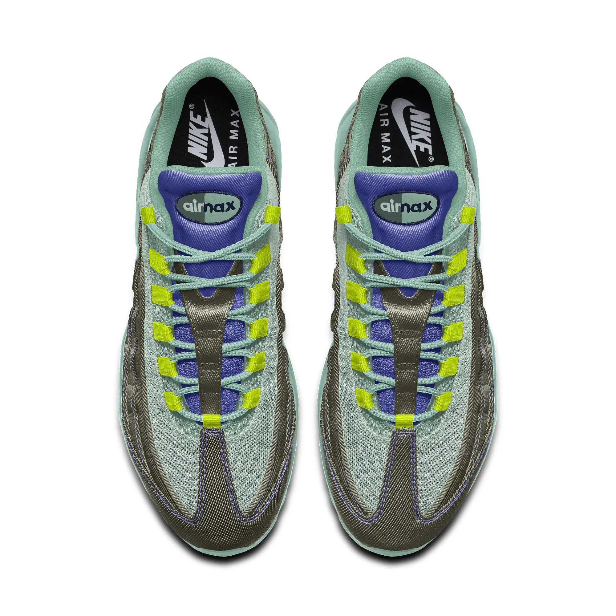 Nike Air Max 95 By You Custom Men's Shoe - Green - Leather