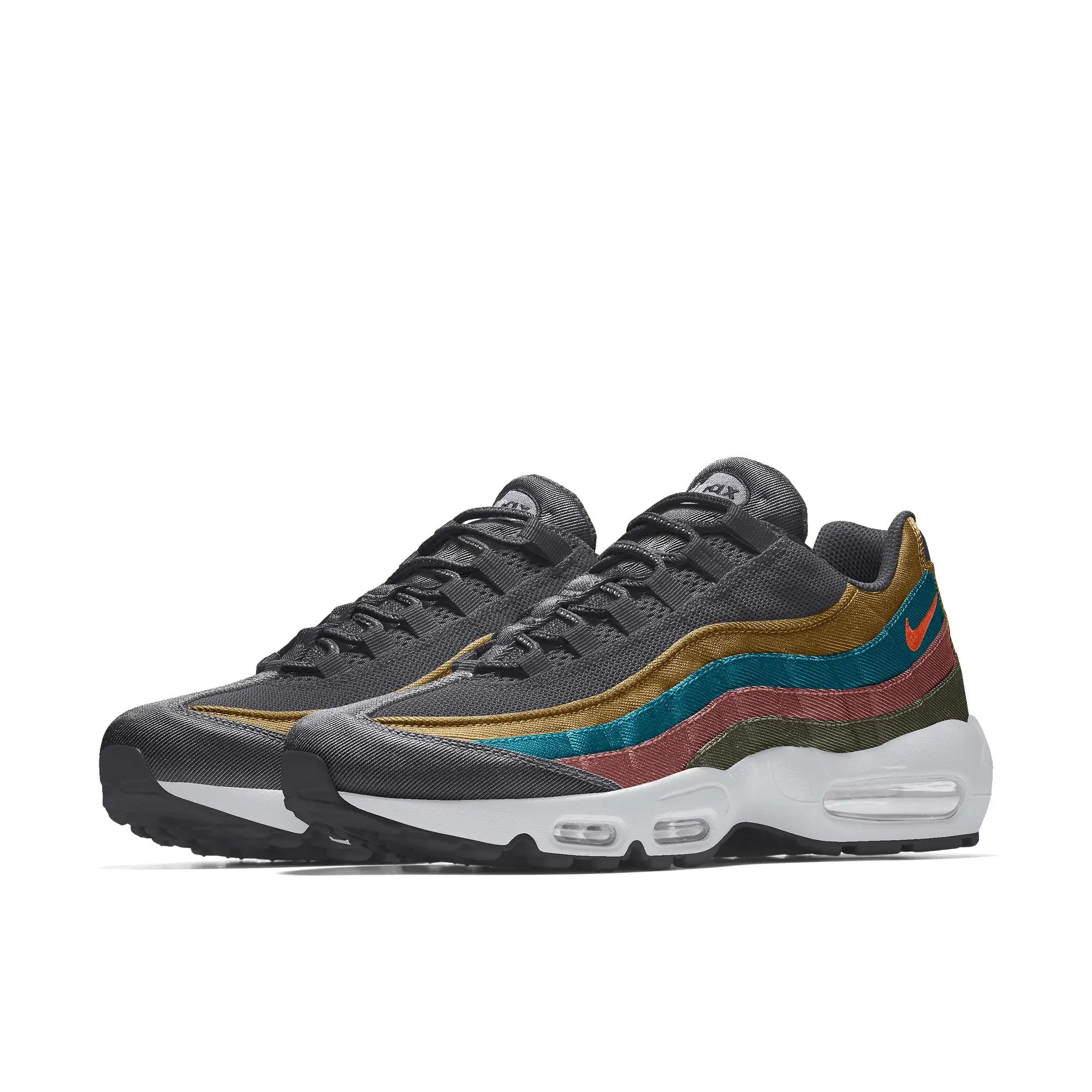 Nike Air Max 95 By You Custom Men's Shoe - Green - Leather