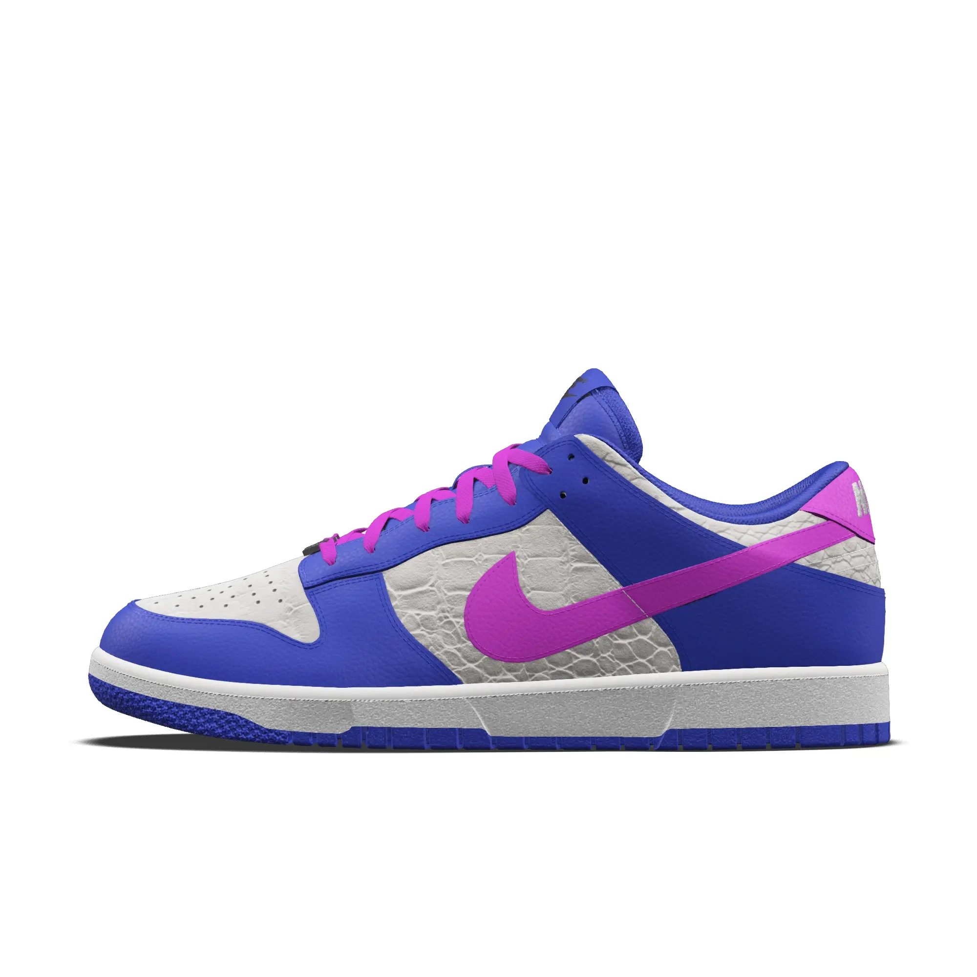 Nike Dunk Low Unlocked By You Custom Shoes - Blue - Suede