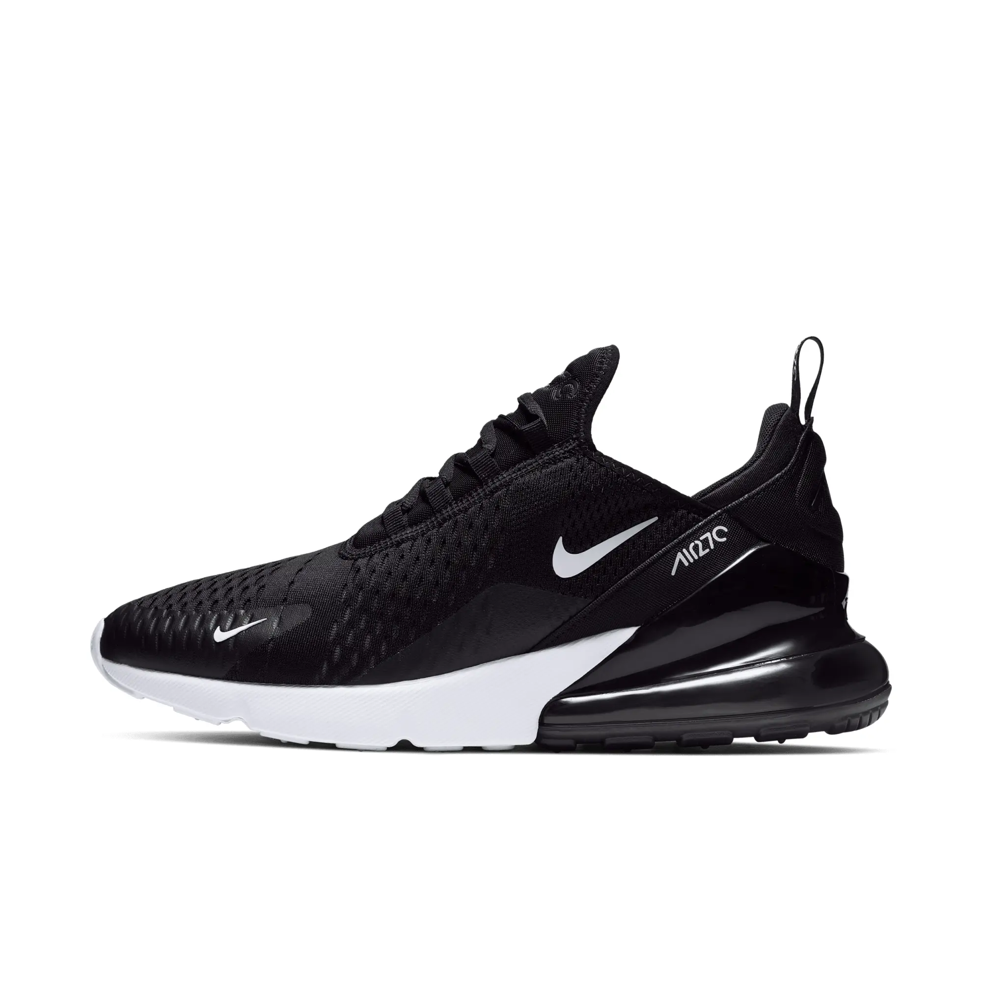 Nike air max 270 trainers in black & white