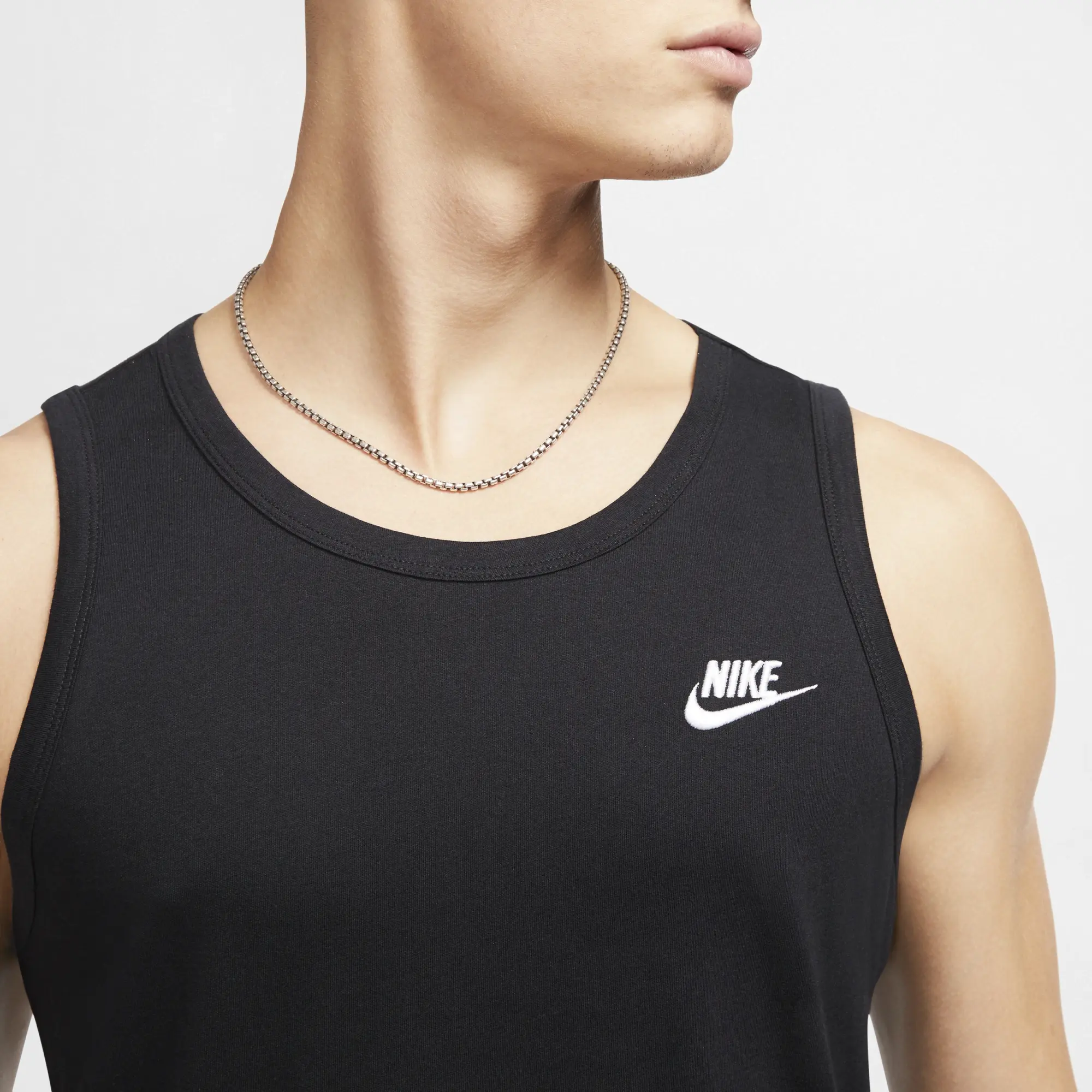 Nike Sportswear Club Men's Tank Top - Black - Cotton