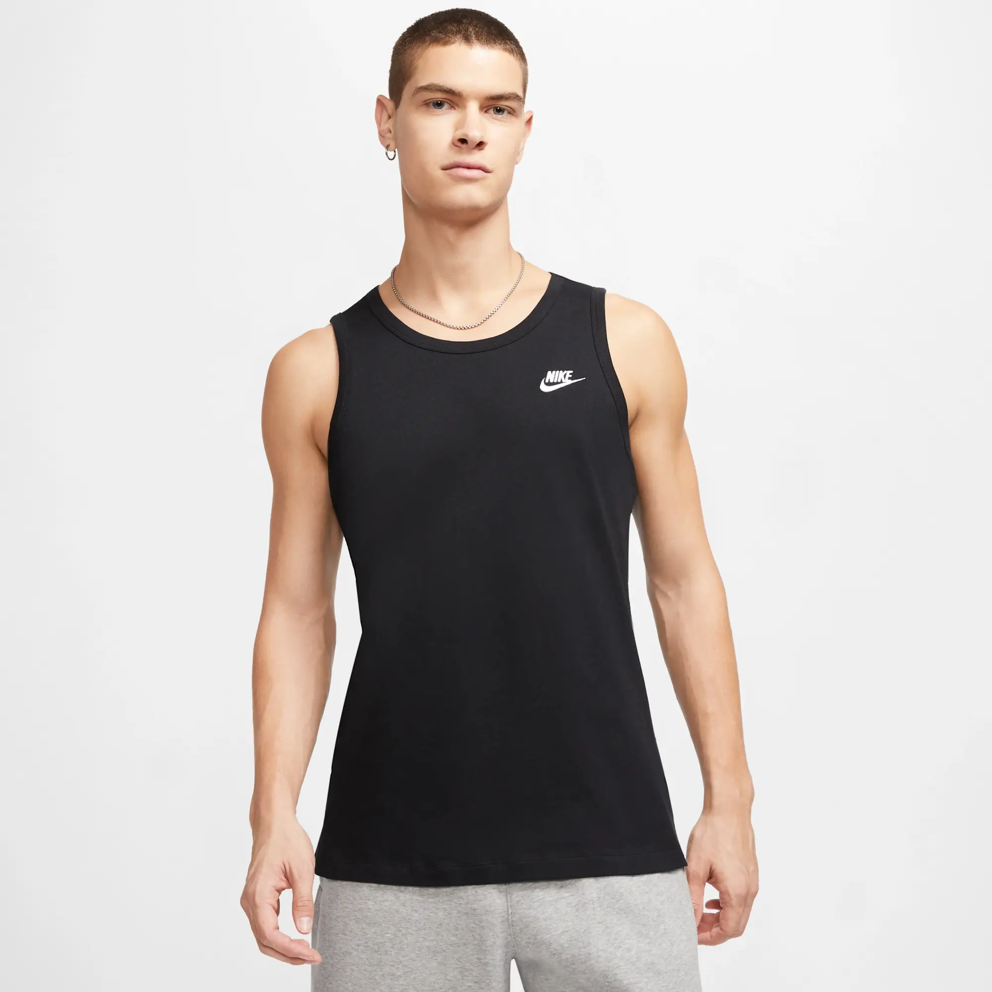 Nike Sportswear Club Men's Tank Top - Black - Cotton