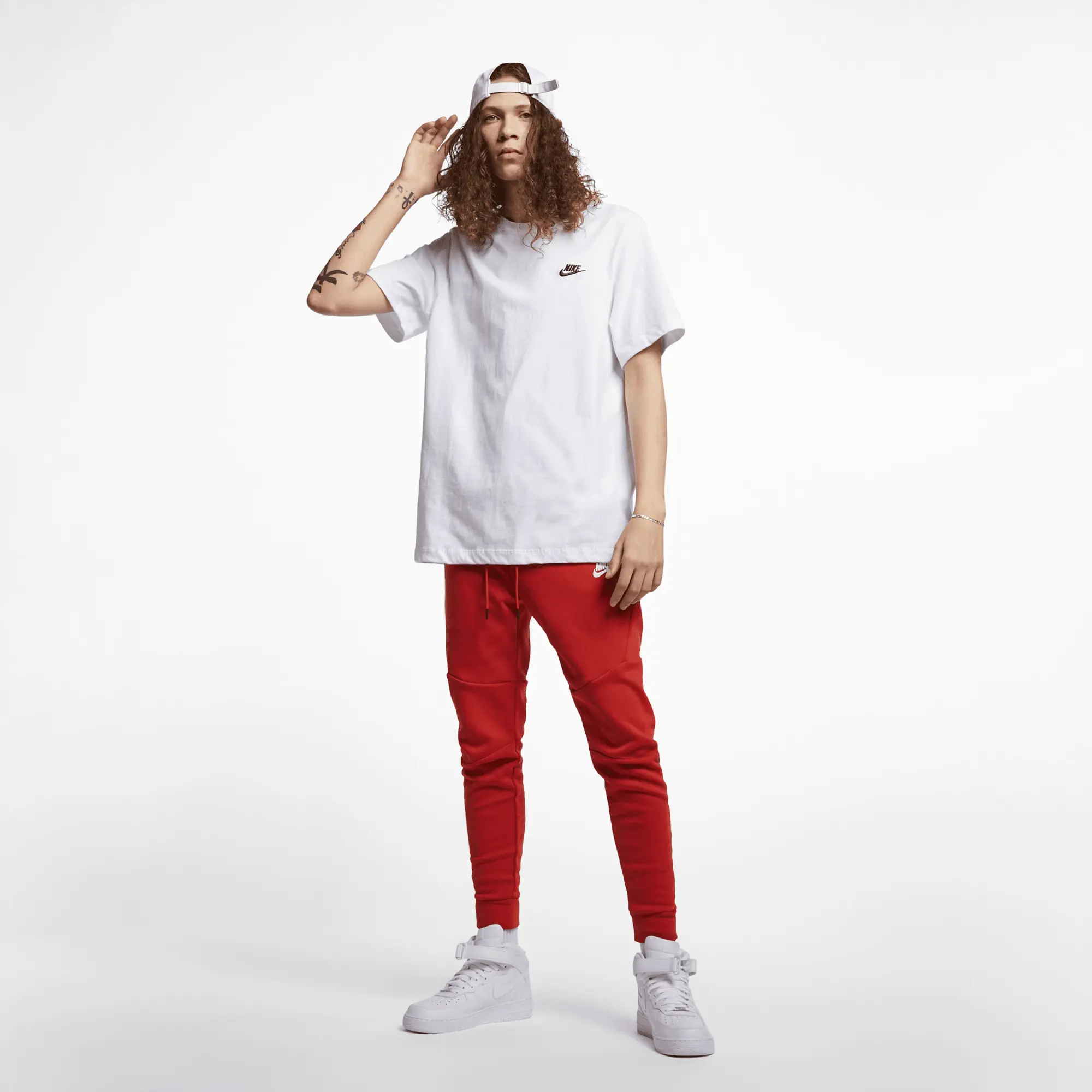 Nike Sportswear Club Men's T-Shirt - White - Cotton