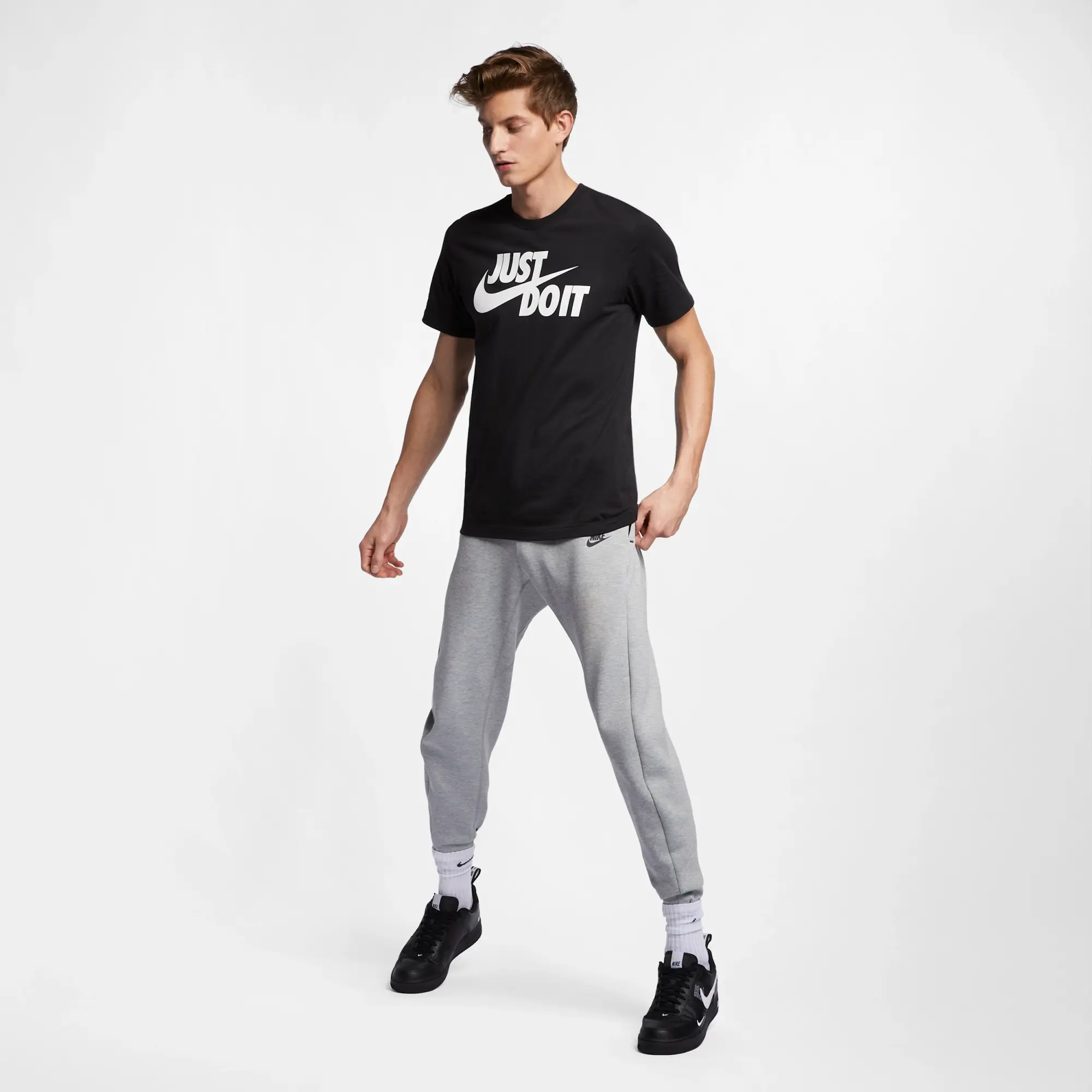Nike Sportswear JDI Men's T-Shirt - Black - Cotton