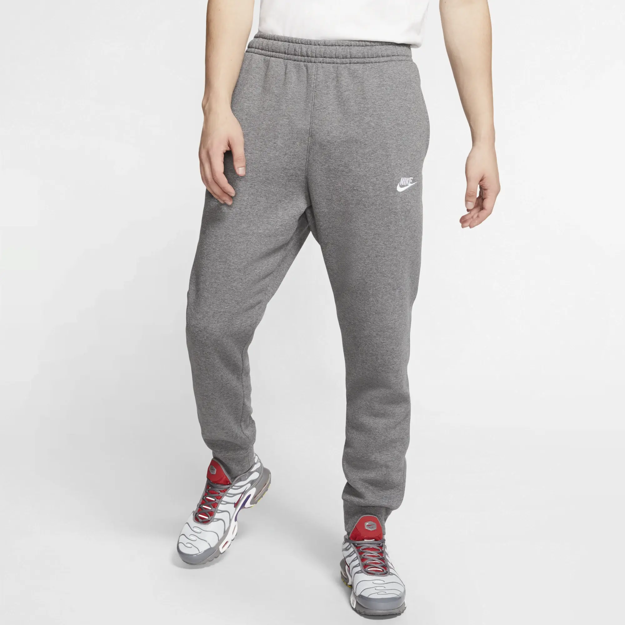 Nike Sportswear Club Fleece Jogging Pants Mens Grey BV2671 071 FOOTY.COM