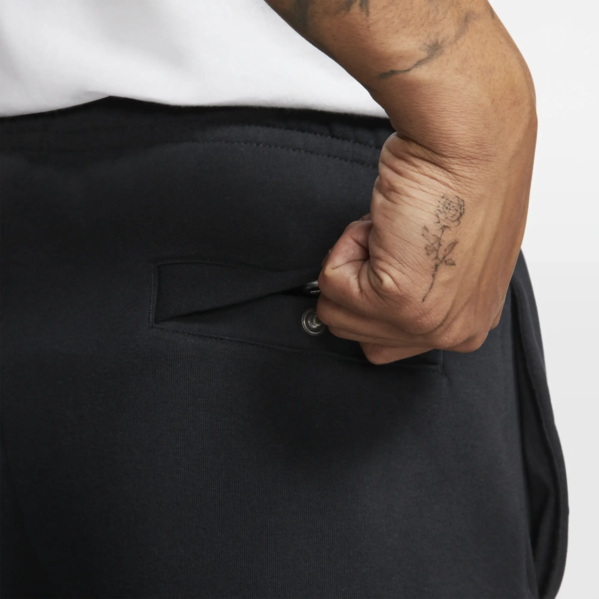 Nike Club Fleece Open Hem Jogger - Black - Size XS - Black