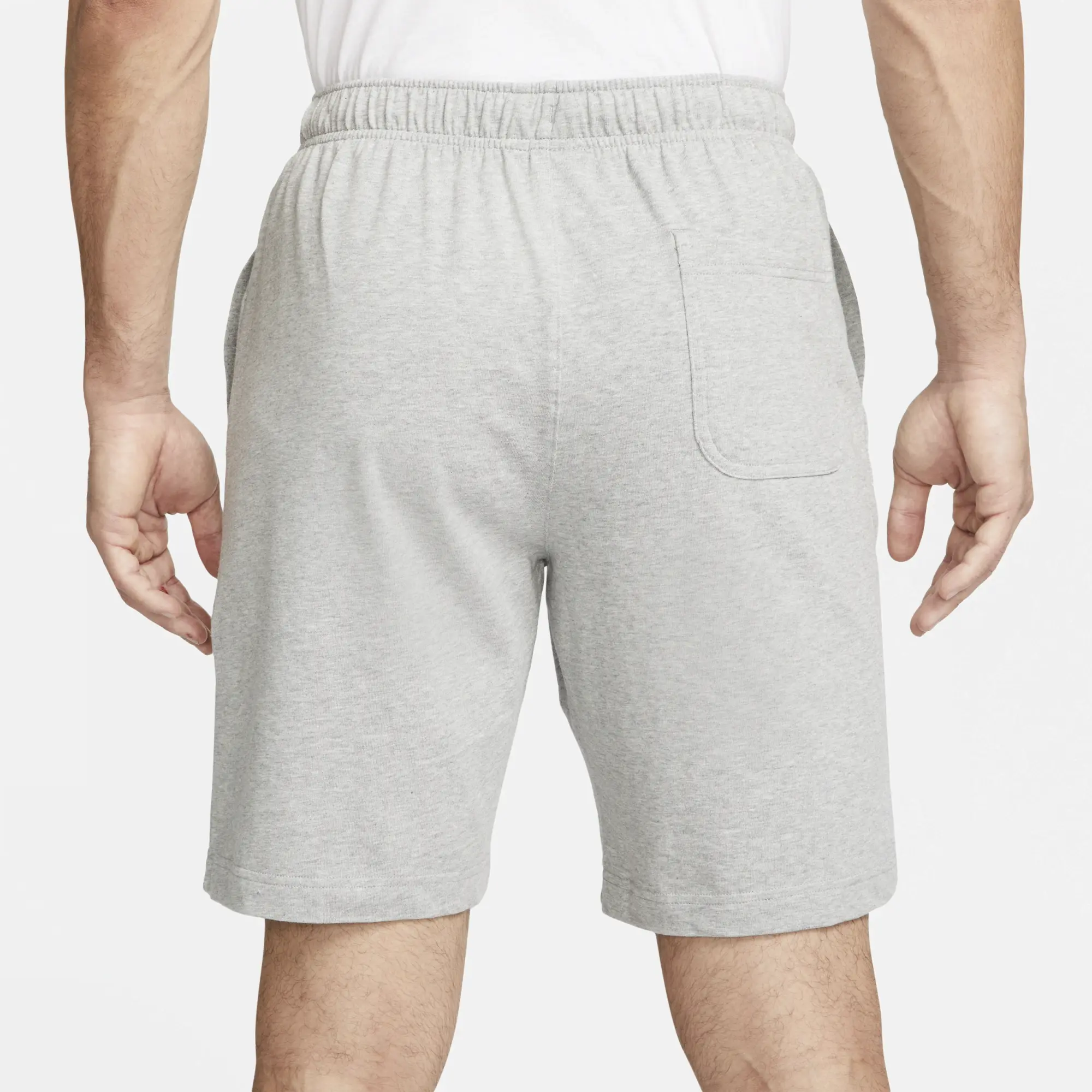 Nike Club Jersey Short - Dark Grey Heather - Size L - Grey