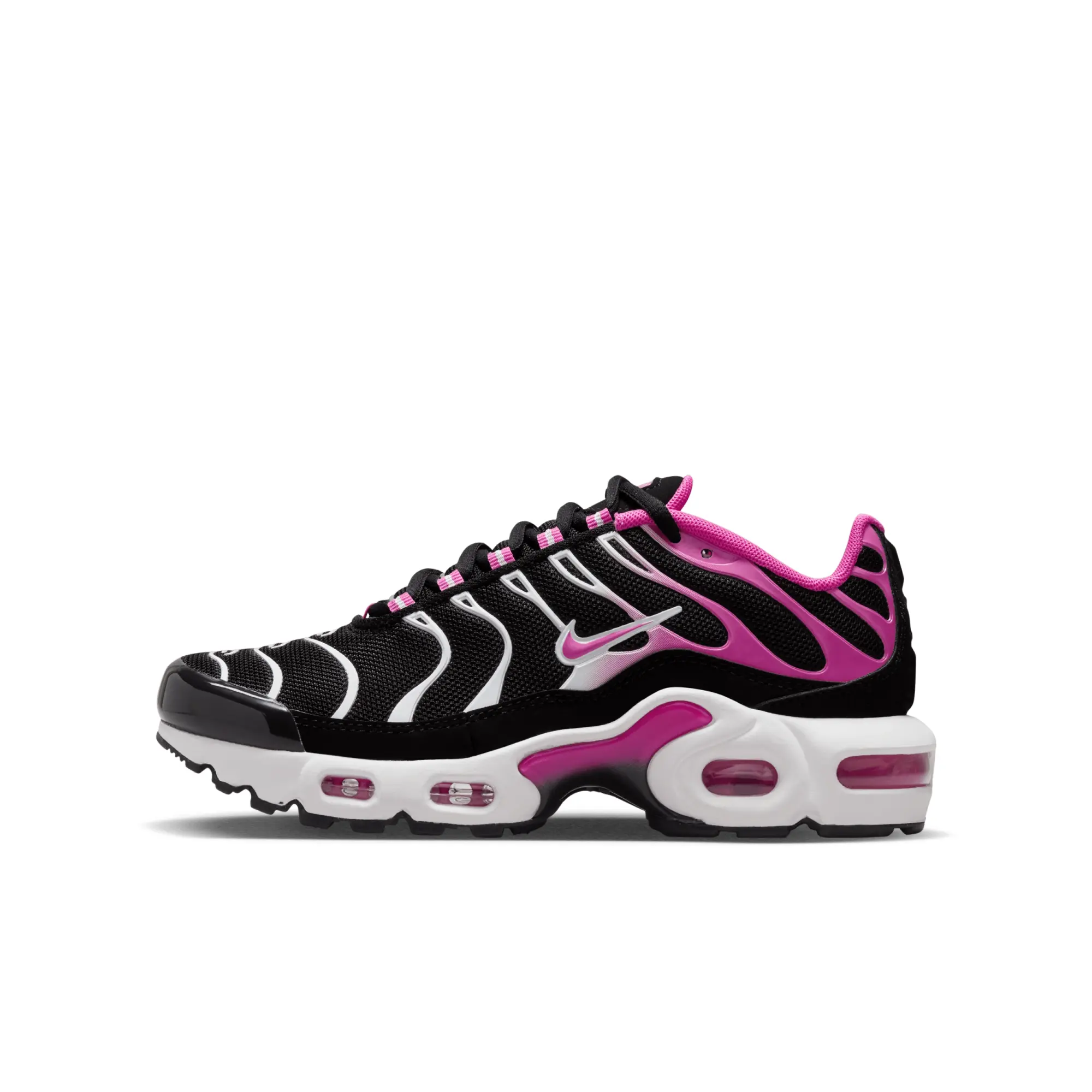 Black and pink air max plus hotsell