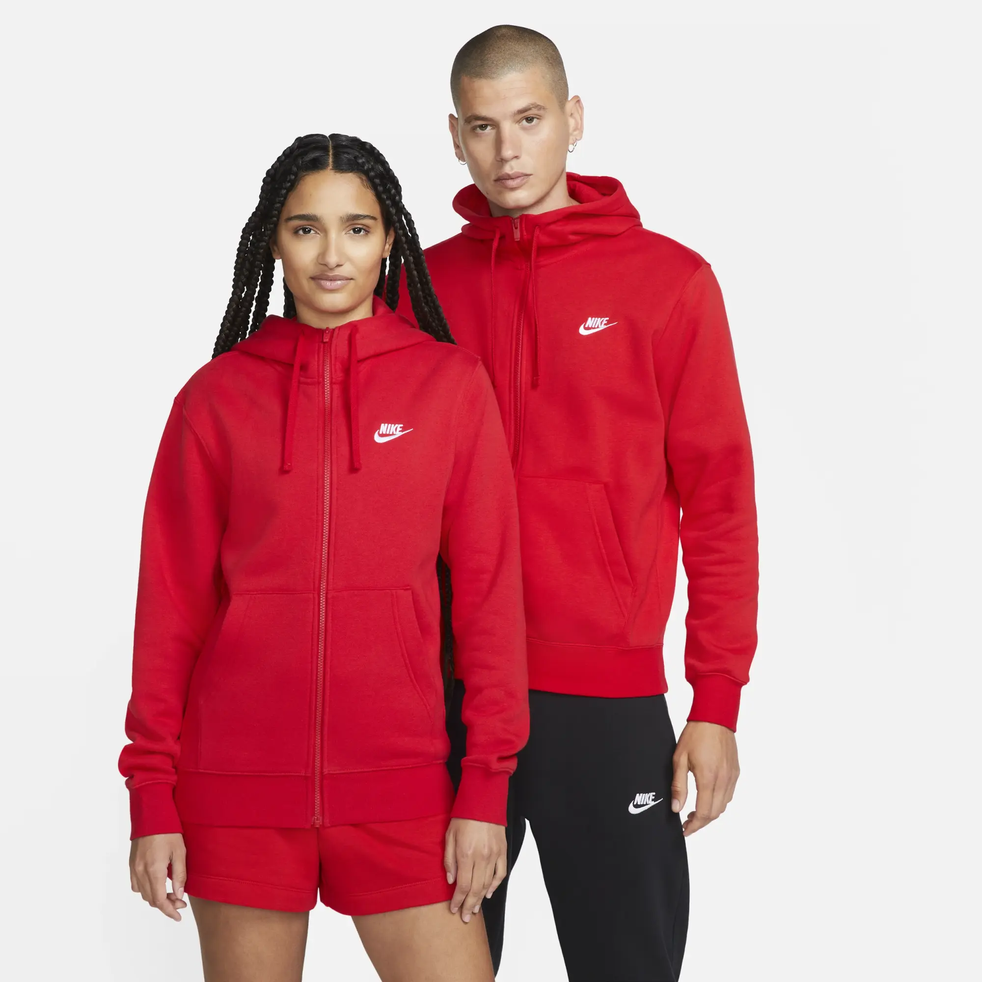 Nike Club Men Hoodies - Red