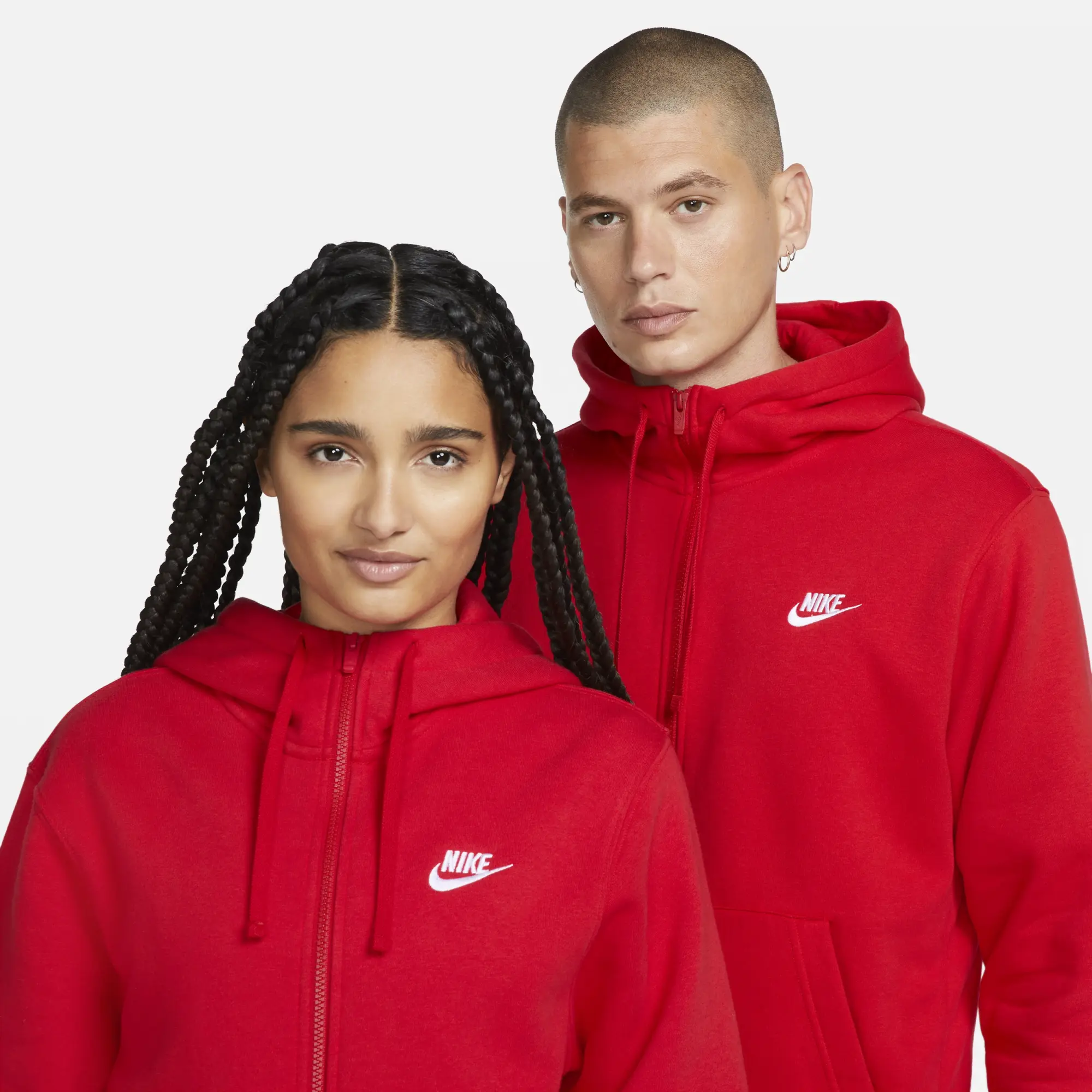 Nike Club Men Hoodies - Red