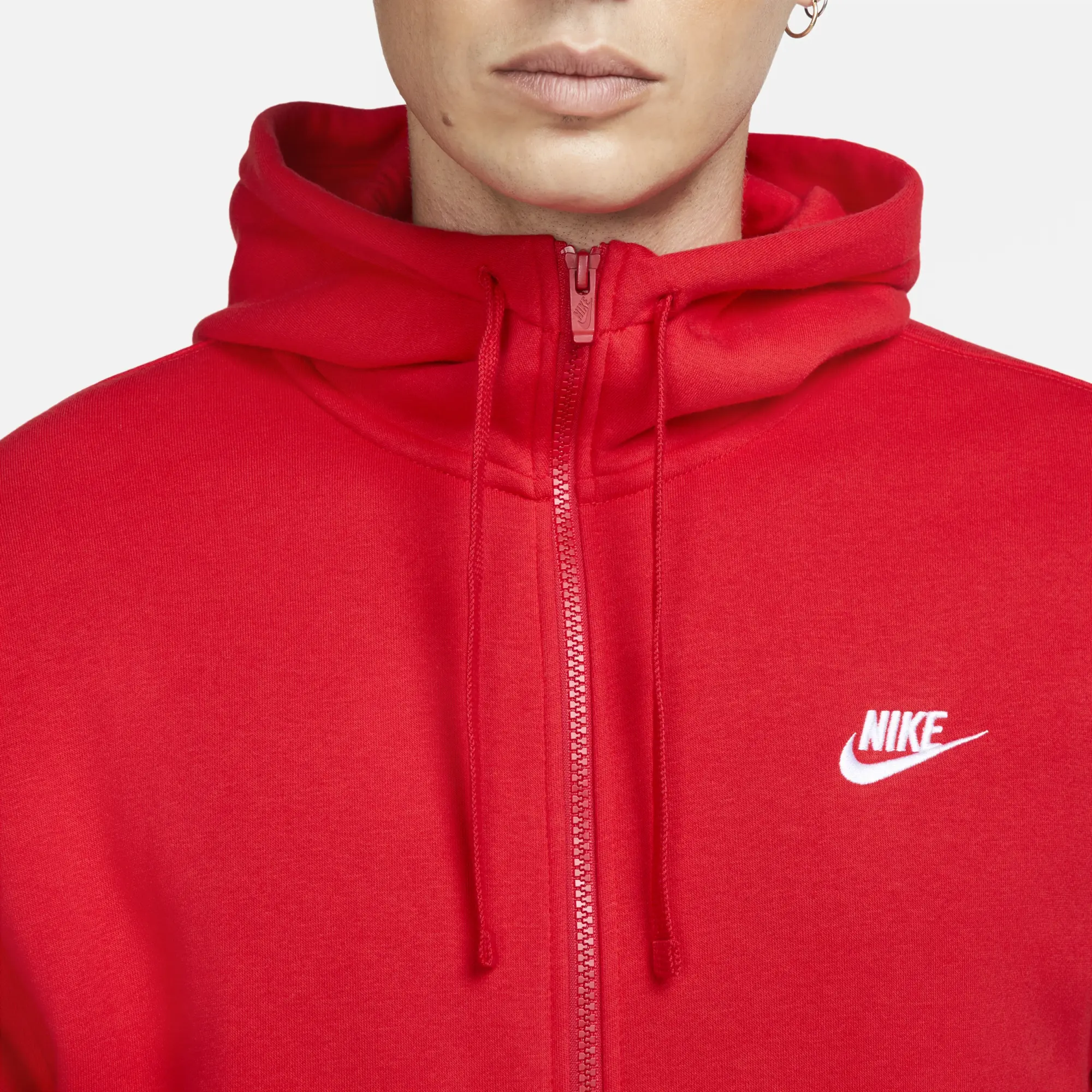 Nike Club Men Hoodies - Red
