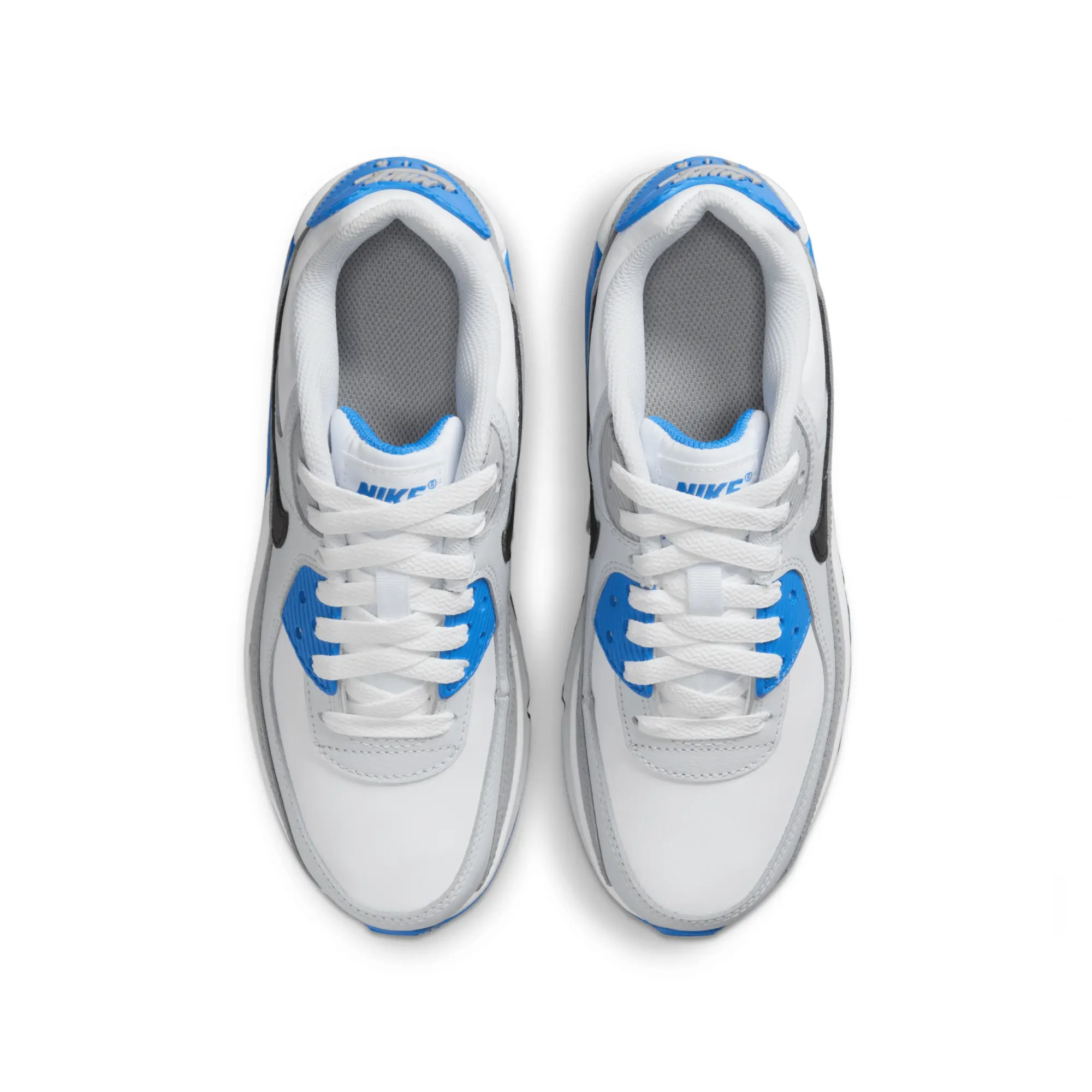 Nike junior air max 90 leather trainer white best sale