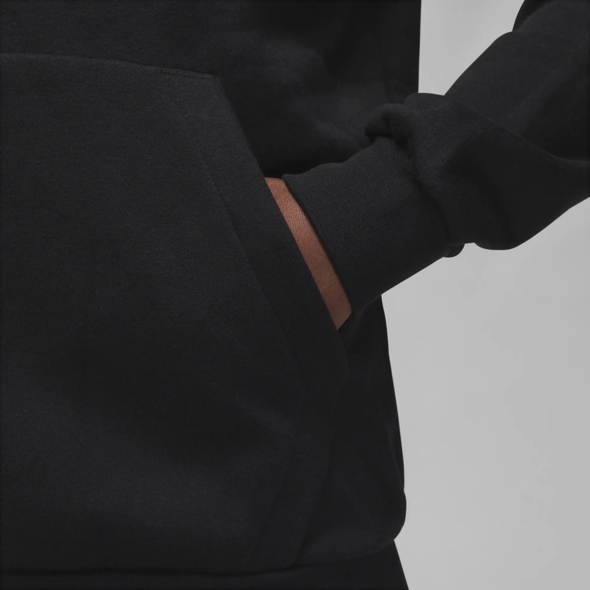 Nike Jordan Men's Fleece Pullover Hoodie - Black - Fleece