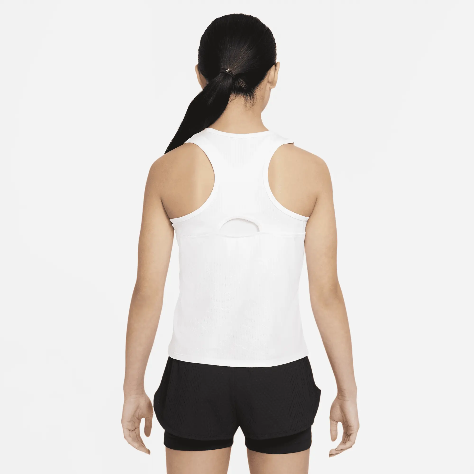 Nike Victory Older Kids' (Girls') Dri-FIT Tennis Tank Top - White - Recycled Polyester Minimum