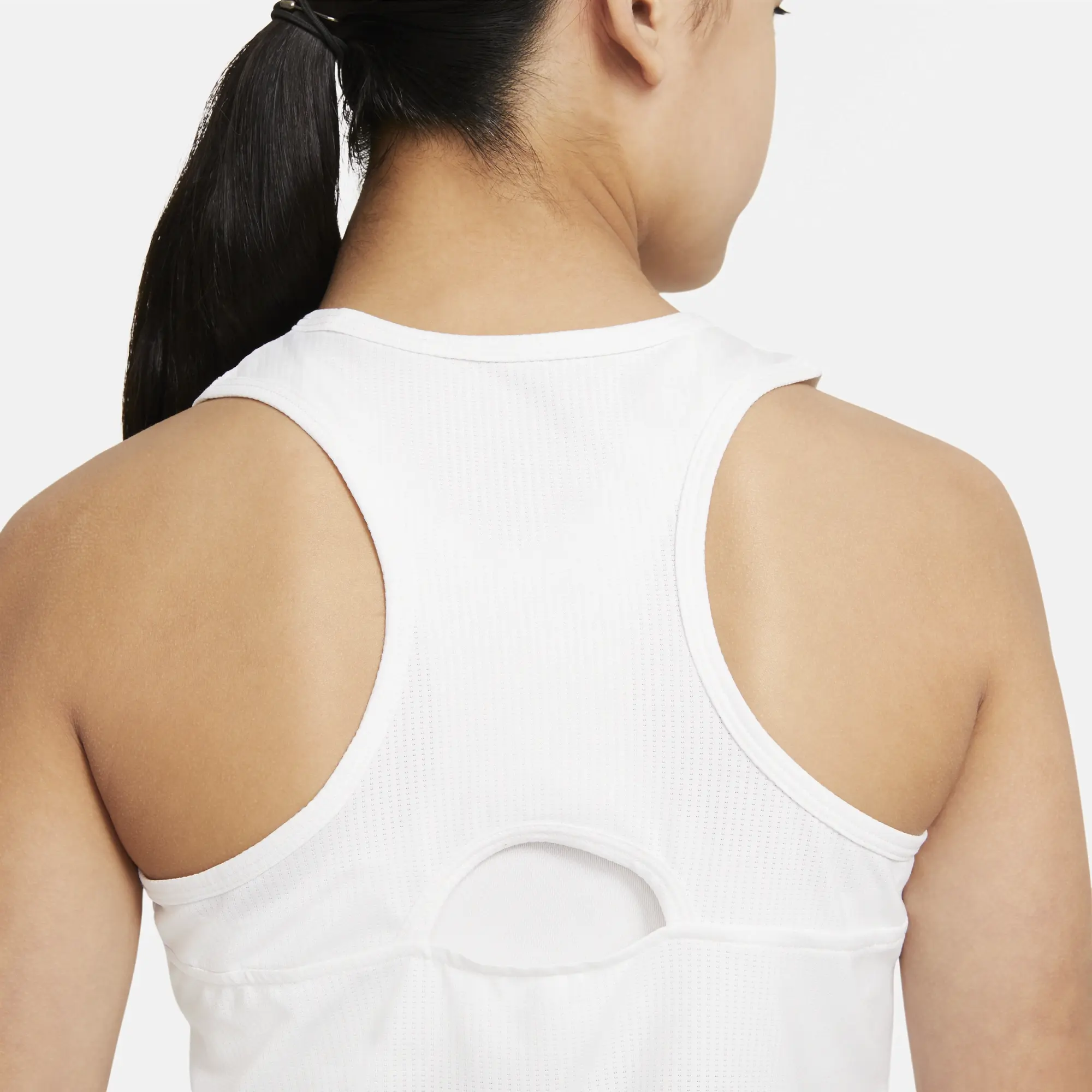 Nike Victory Older Kids' (Girls') Dri-FIT Tennis Tank Top - White - Recycled Polyester Minimum