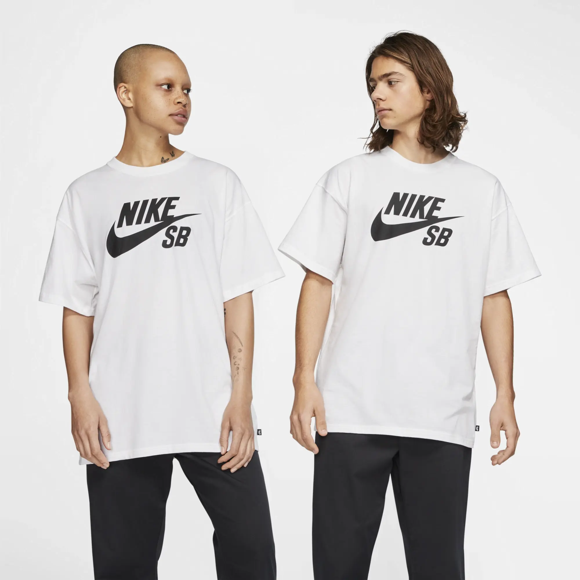 Nike Sb Logo T-Shirt In White