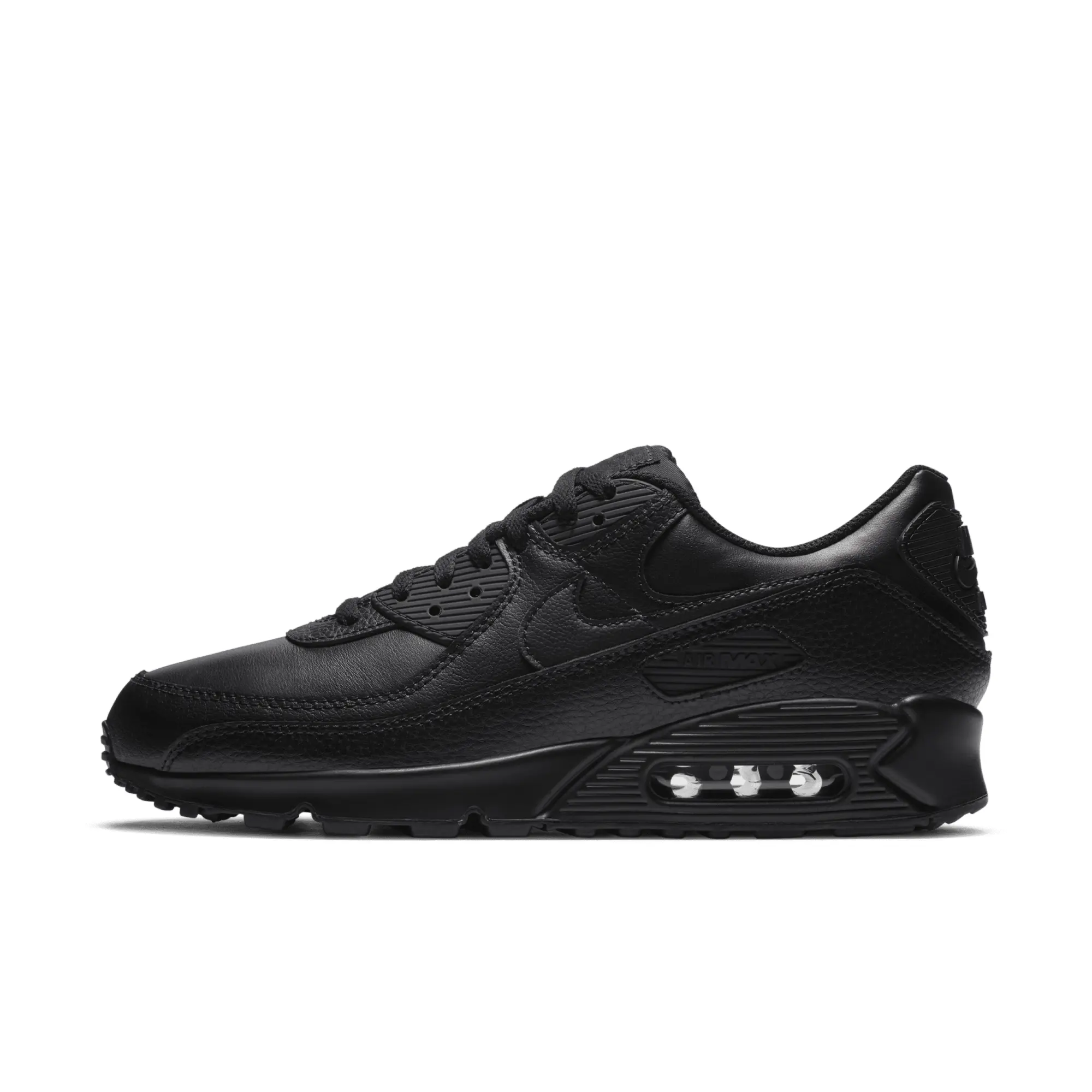 Nike Air Max 90 Ltr Trainers In Triple Black CZ5594 001 FOOTY.COM