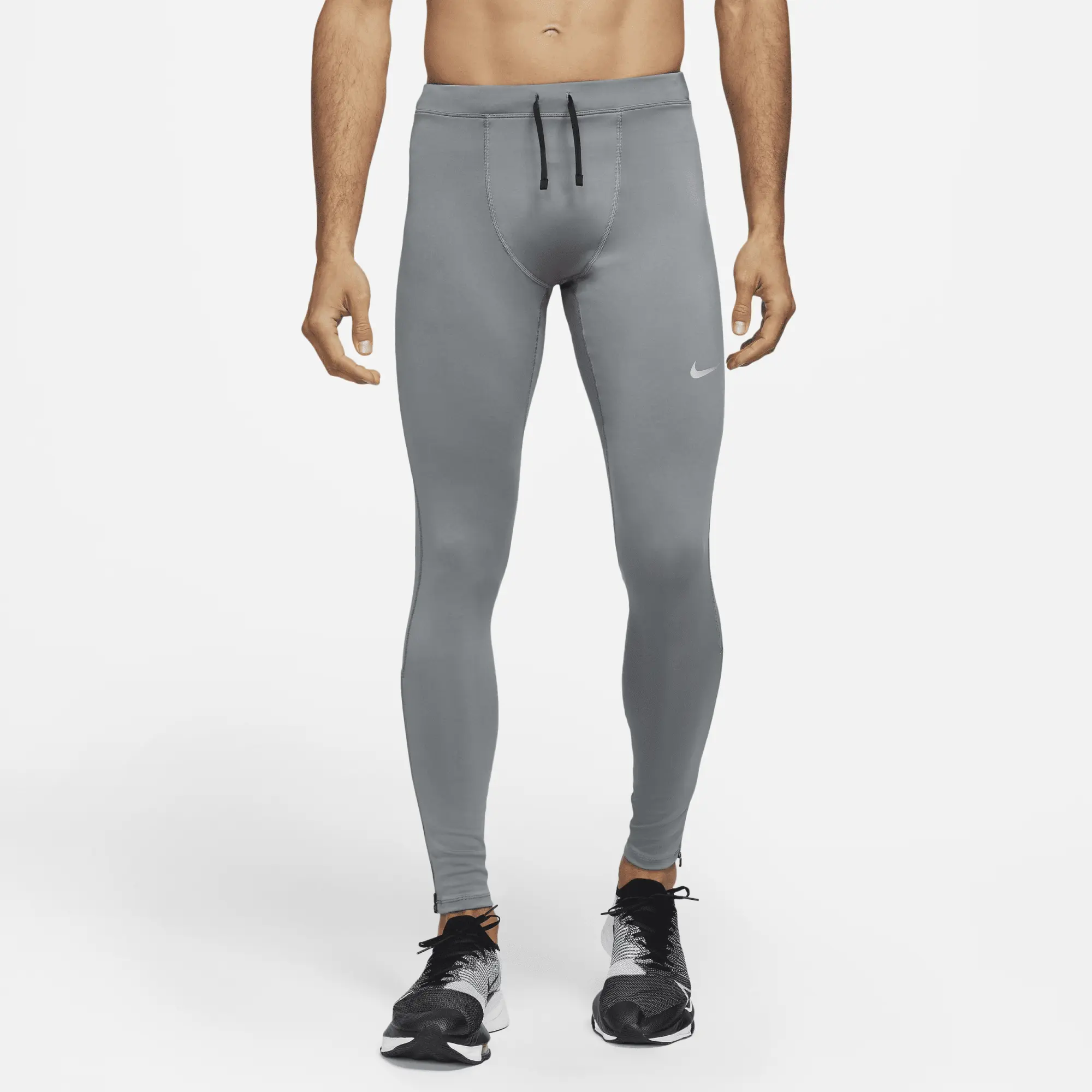 Nike Dri-Fit Challenger Tight Men - Grey, Silver