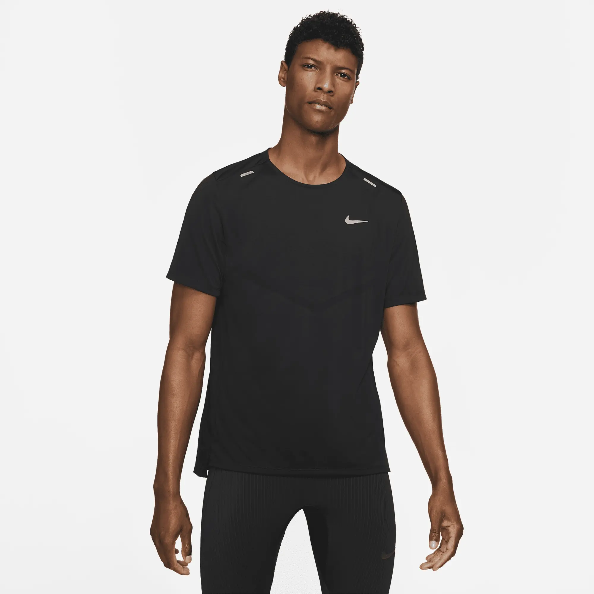 Nike Dri-FIT Rise 365 Men's Short-Sleeve Running Top - Black | CZ9184 ...