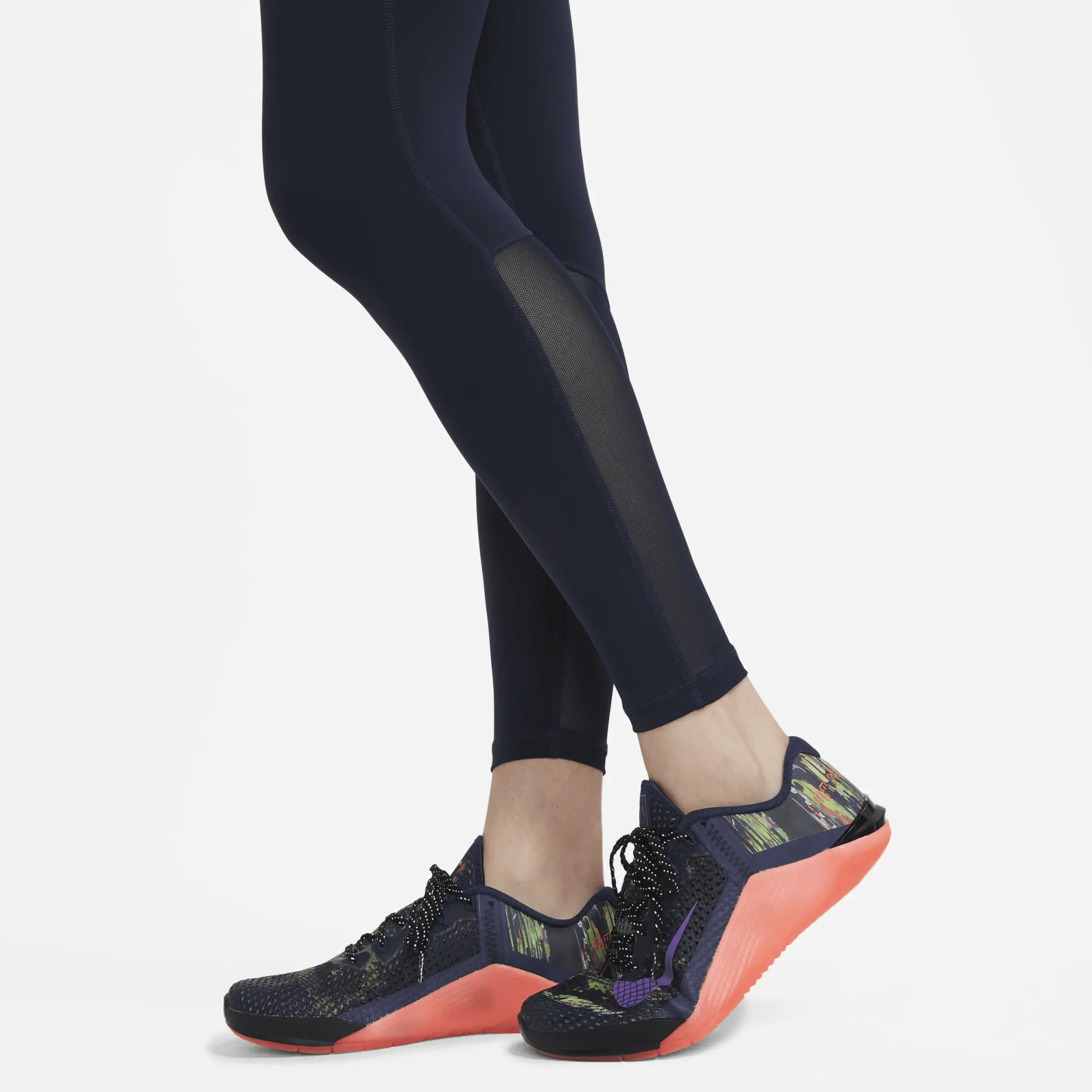 Nike Pro 365 Tight Women - Dark Blue, White