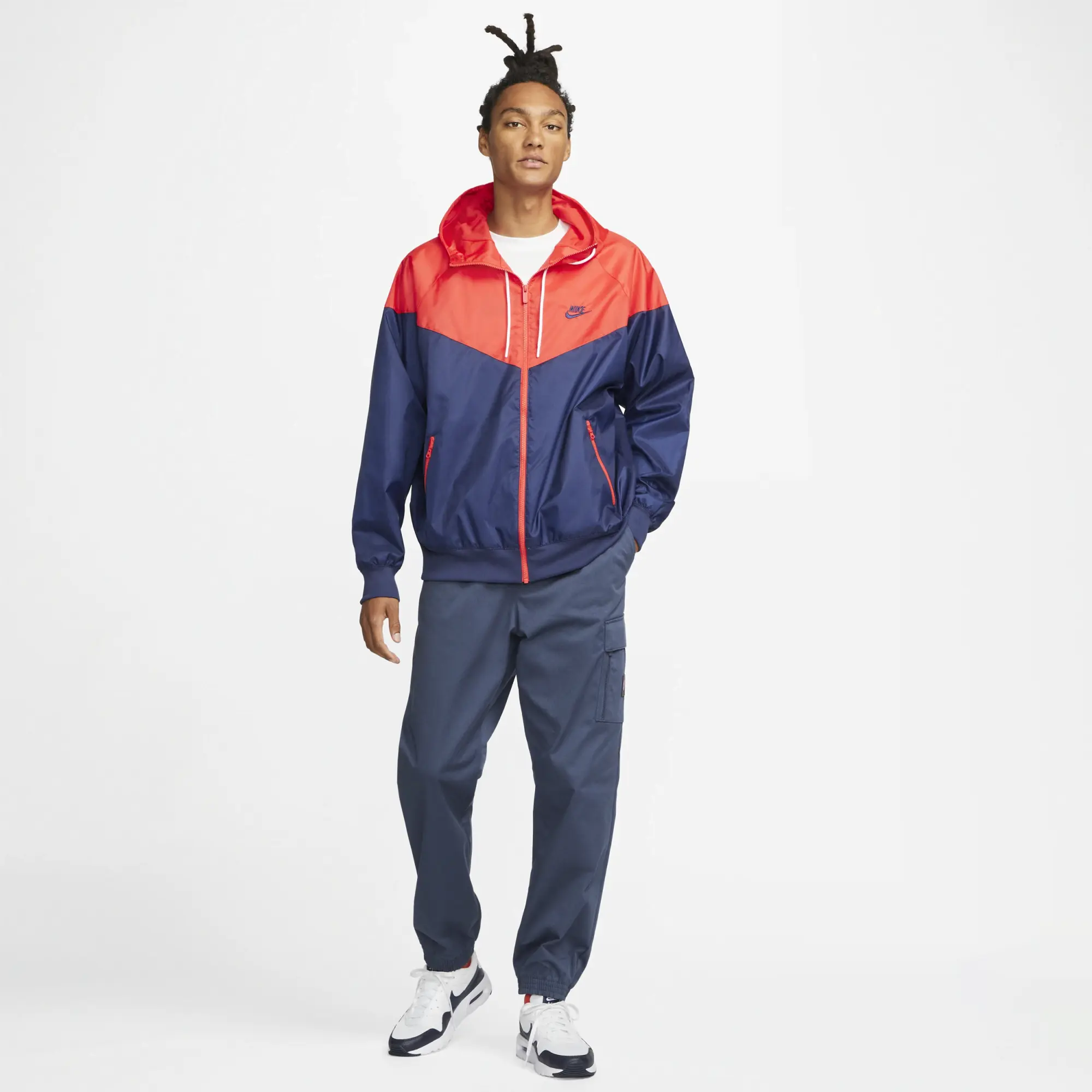 Nike - Sportswear Windrunner Blu Navy Red
